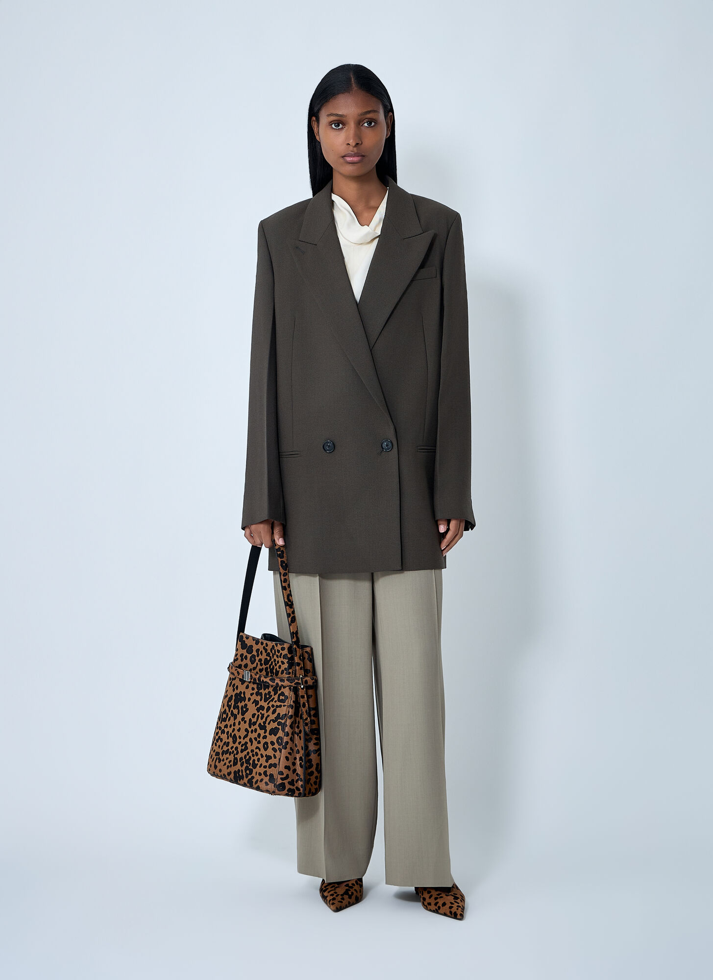  Toteme Toteme Shield Blazer - Frau Blazers Brown Fr - 34 