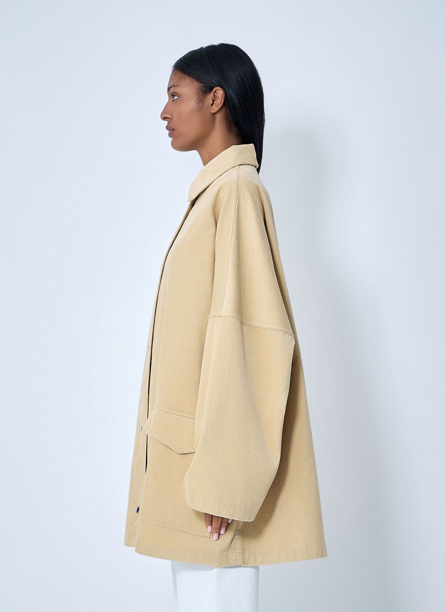  Toteme Toteme Shirt Jacket - Frau Jacken Beige Xs 
