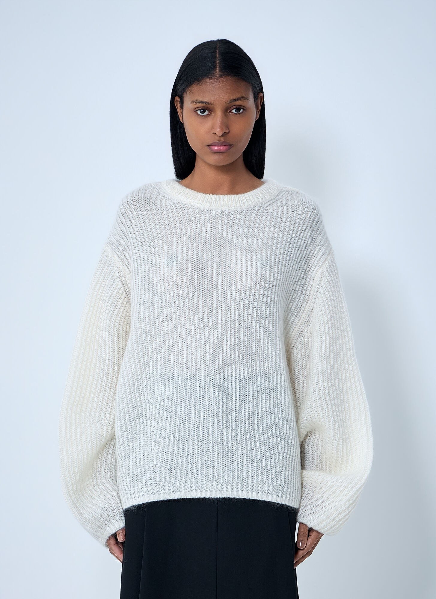 Toteme Women's Beige Mohair-Blend Sweater - Woman Knitwear Xs