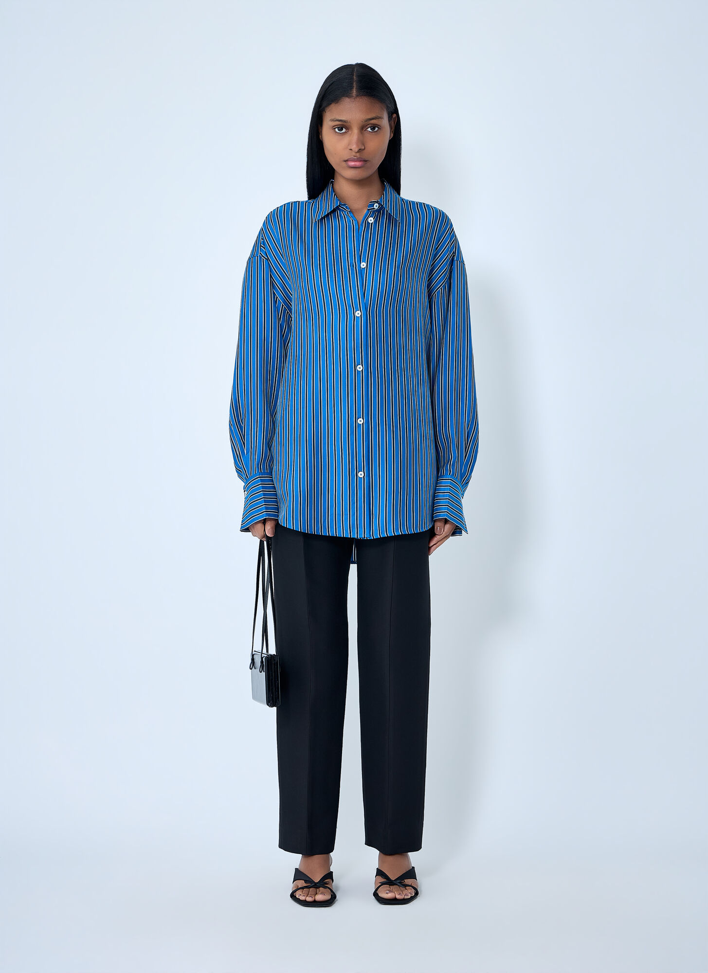  Toteme Toteme Striped Shirt - Frau Hemden Navy Fr - 38 