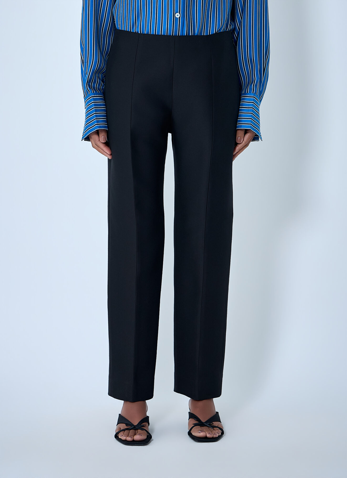 Toteme Women's Black Evening Pants - Woman Pants Fr - 36
