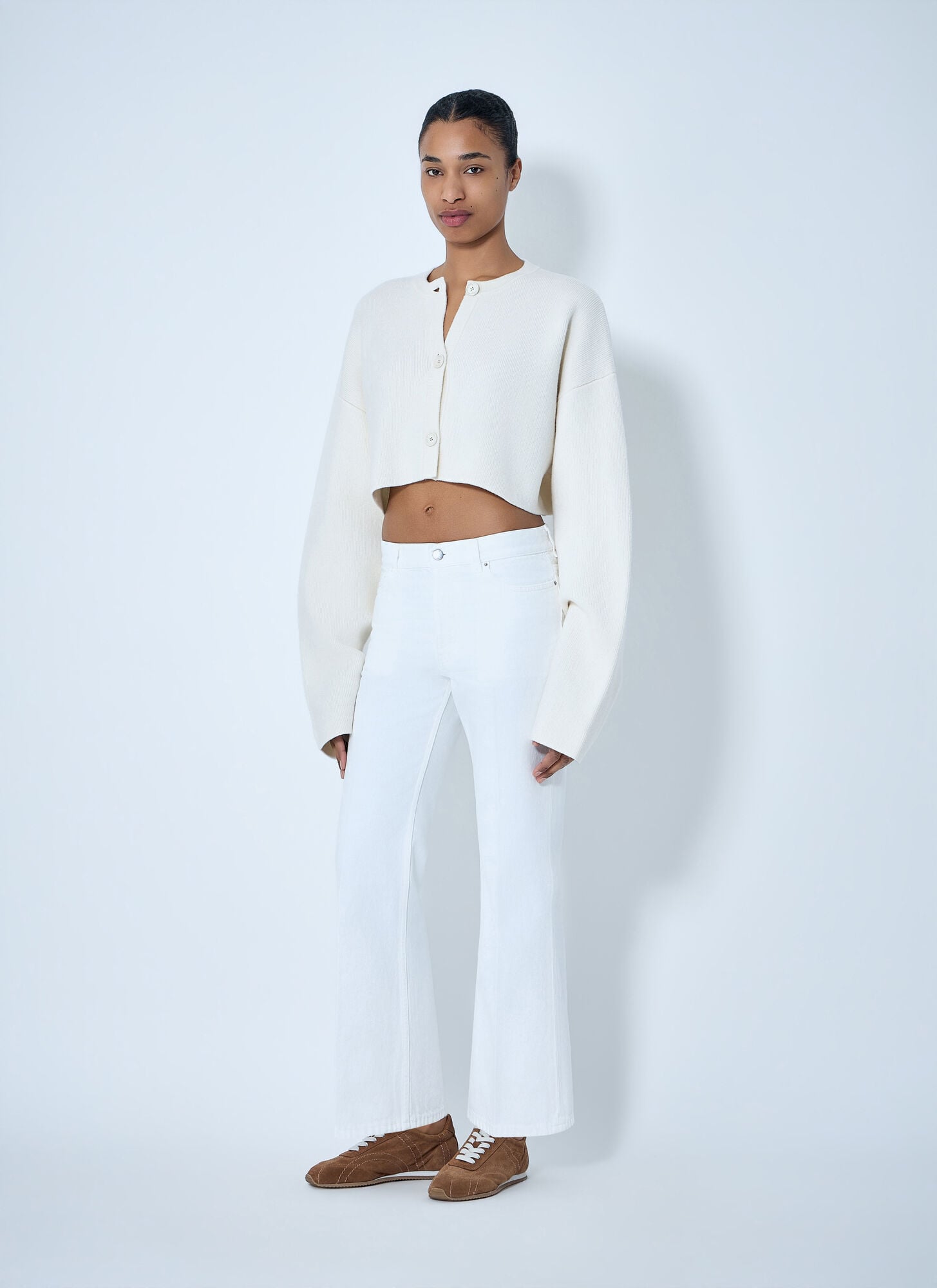 Toteme Toteme Flared Denim Trousers - Frau Jeans White 28 