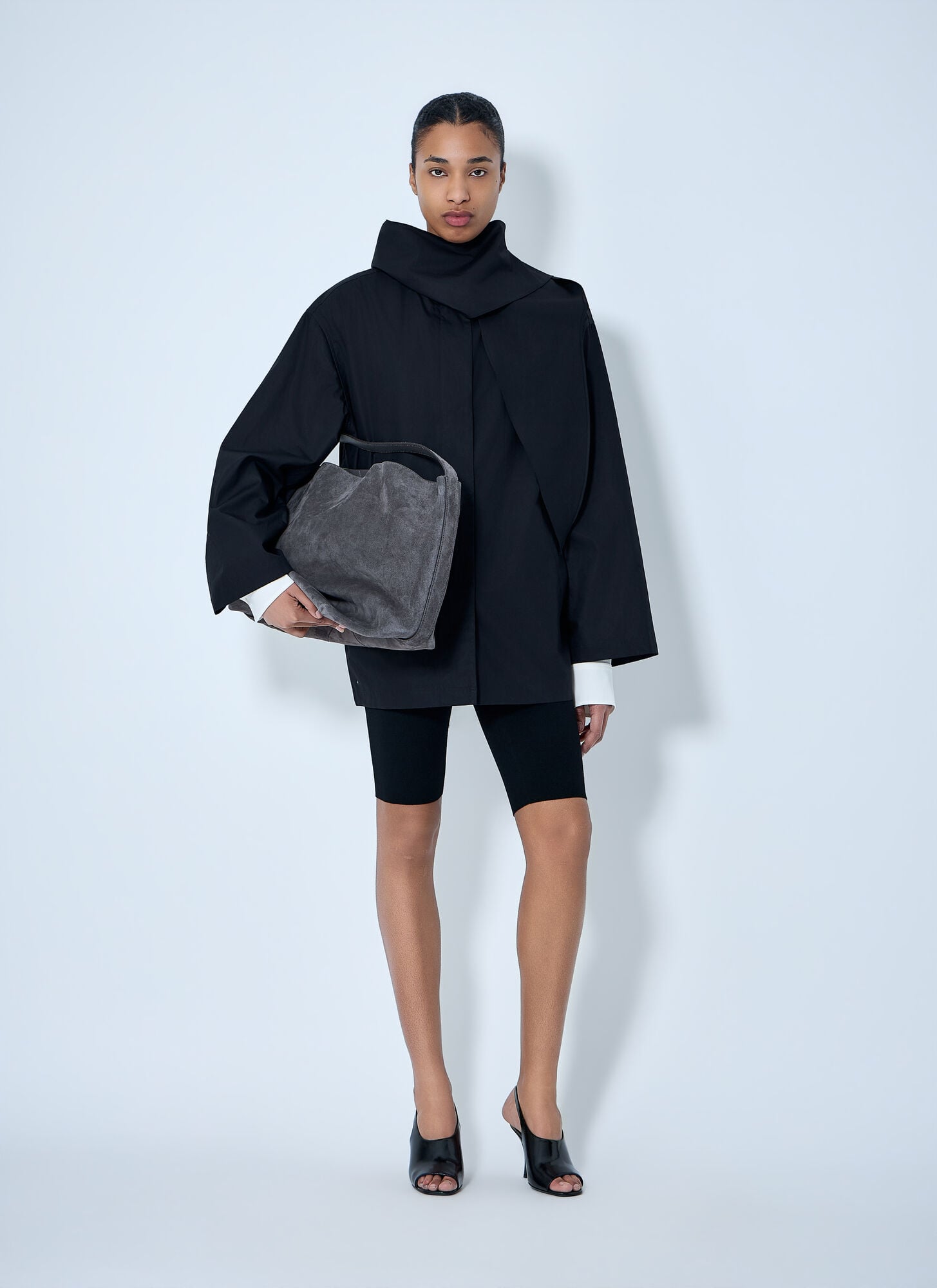  Toteme Toteme Technical Scarf Jacket - Frau Jacken Black Fr - 34 