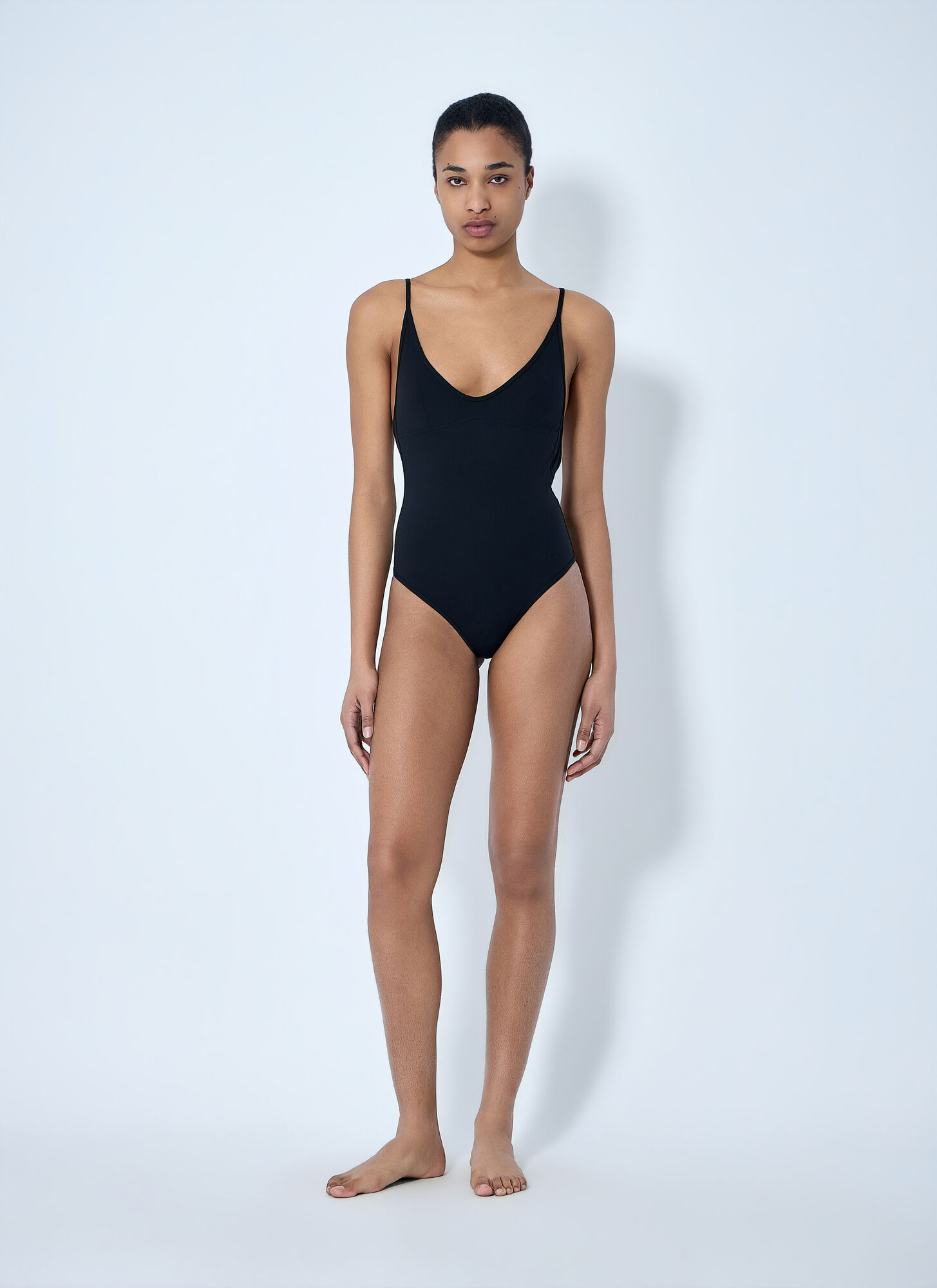  Toteme Toteme V-neck Swinsuit - Frau Bademode Black Xs 