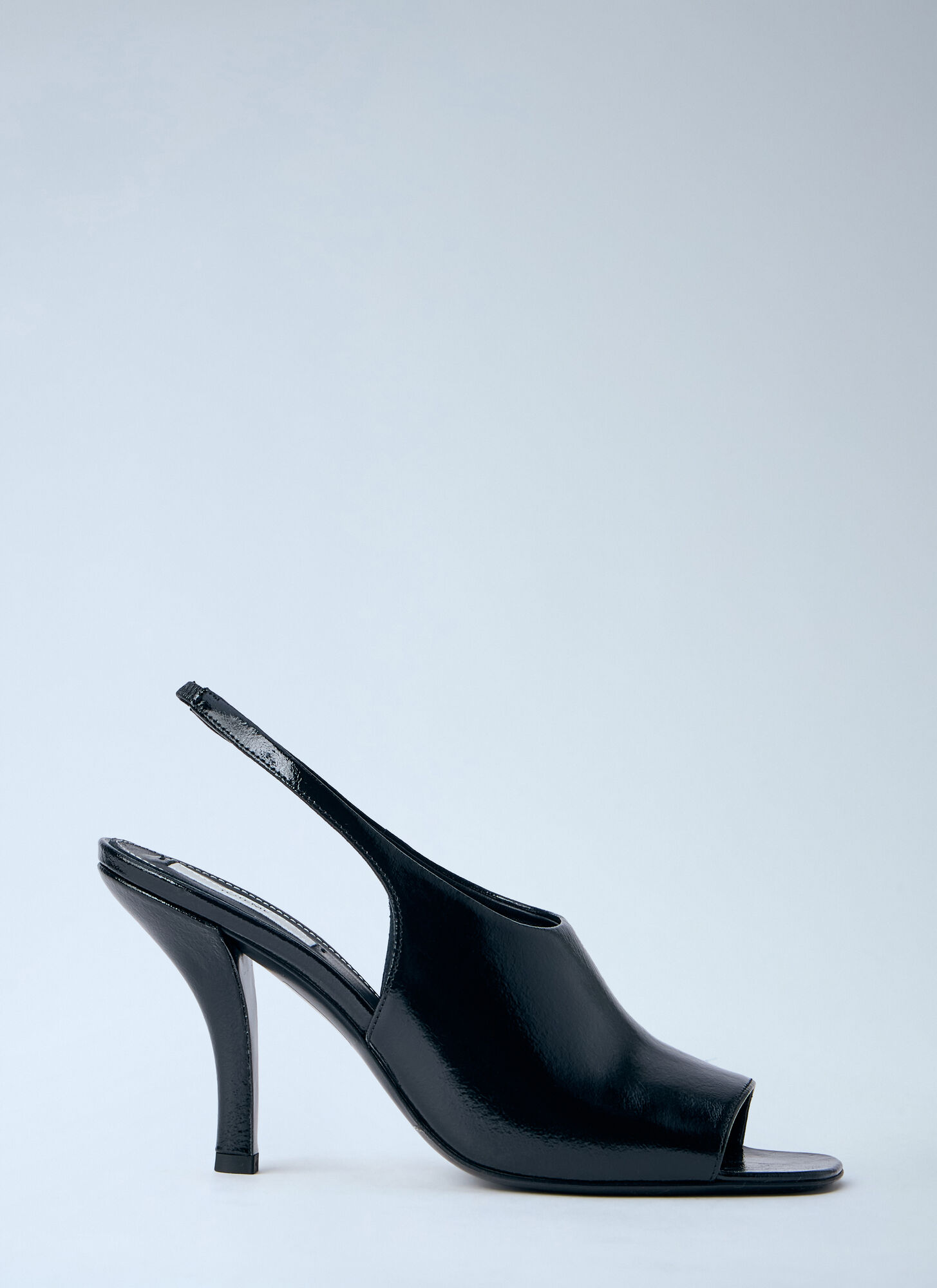 Toteme TOTEME Slingback Peep-toe Heels - Woman Heels Black Eu - 36　TOTEME スリングバック ピープトゥ ヒール - 女性用ヒール ブラック Eu - 36