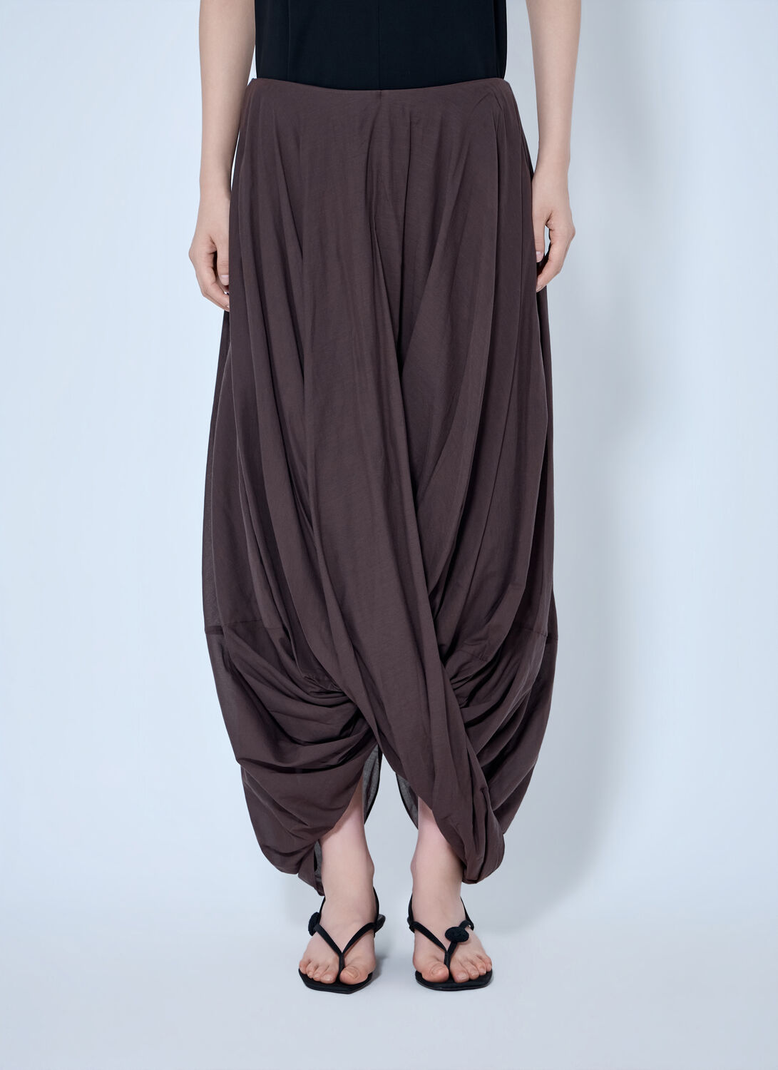 Toteme Cocoon Skirt - Woman Skirts Brown Fr - 32