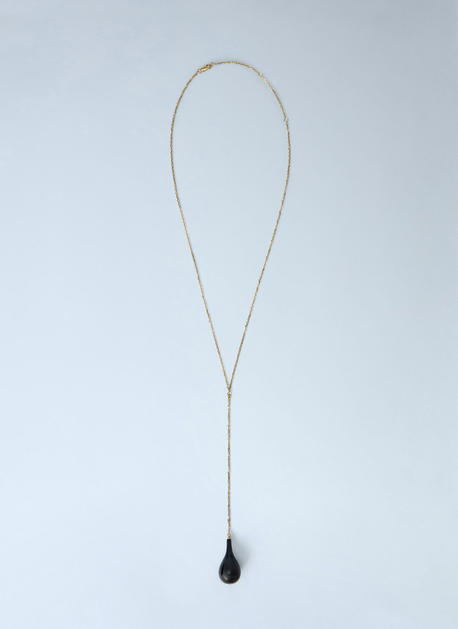 Toteme Large Onyx Drop Necklace - Woman Jewellery Black One Size Toteme