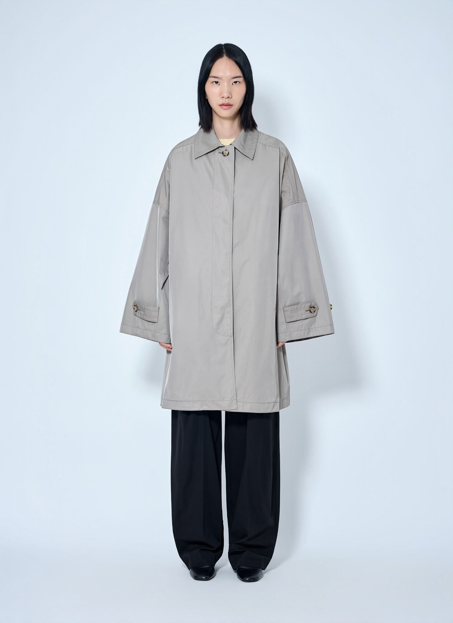 Toteme Women's Grey Car Coat - Woman Jackets Fr - 36