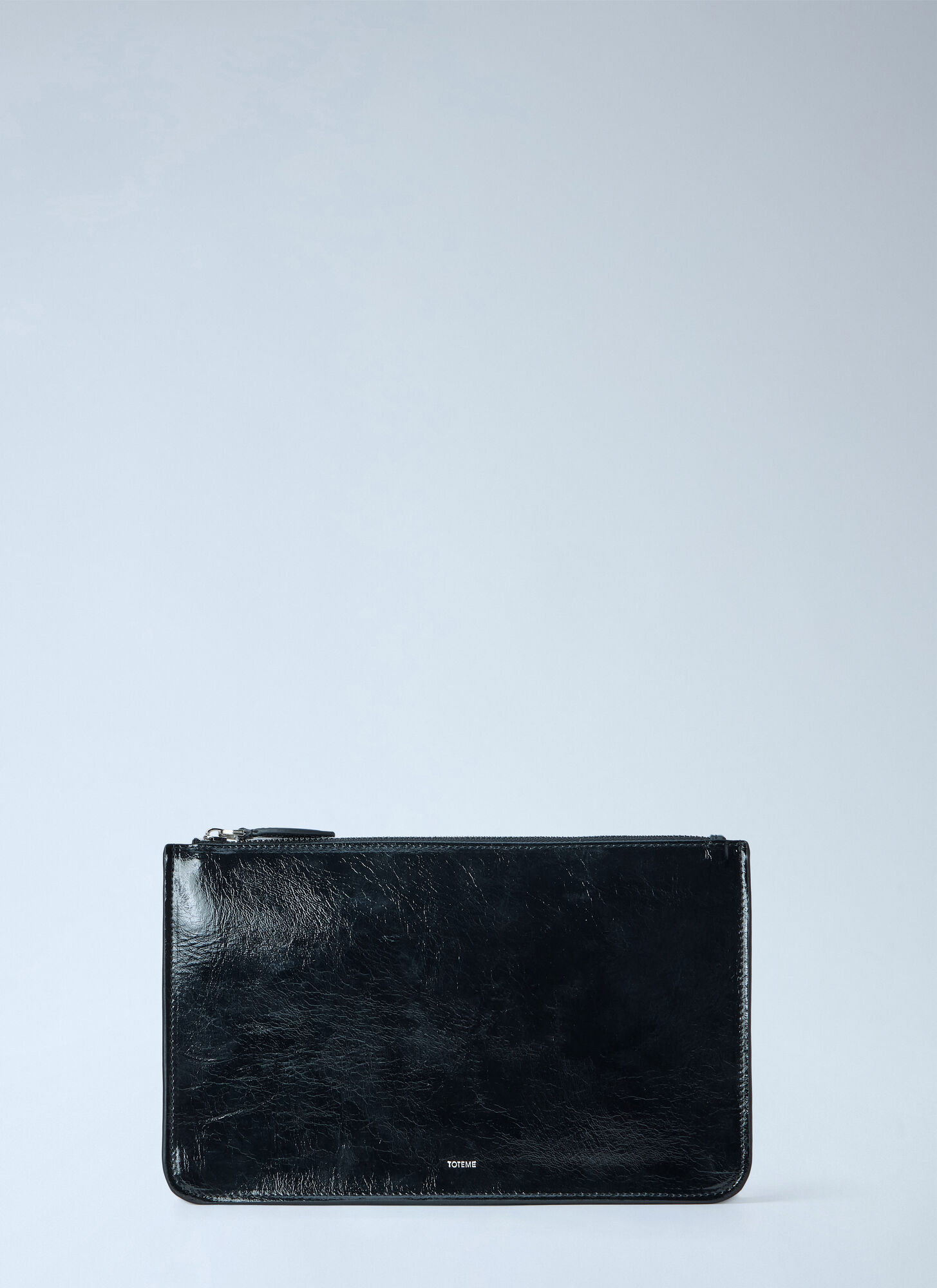Toteme Threefold Naplack Clutch Bag - Woman Clutch Bags Black One Size Toteme