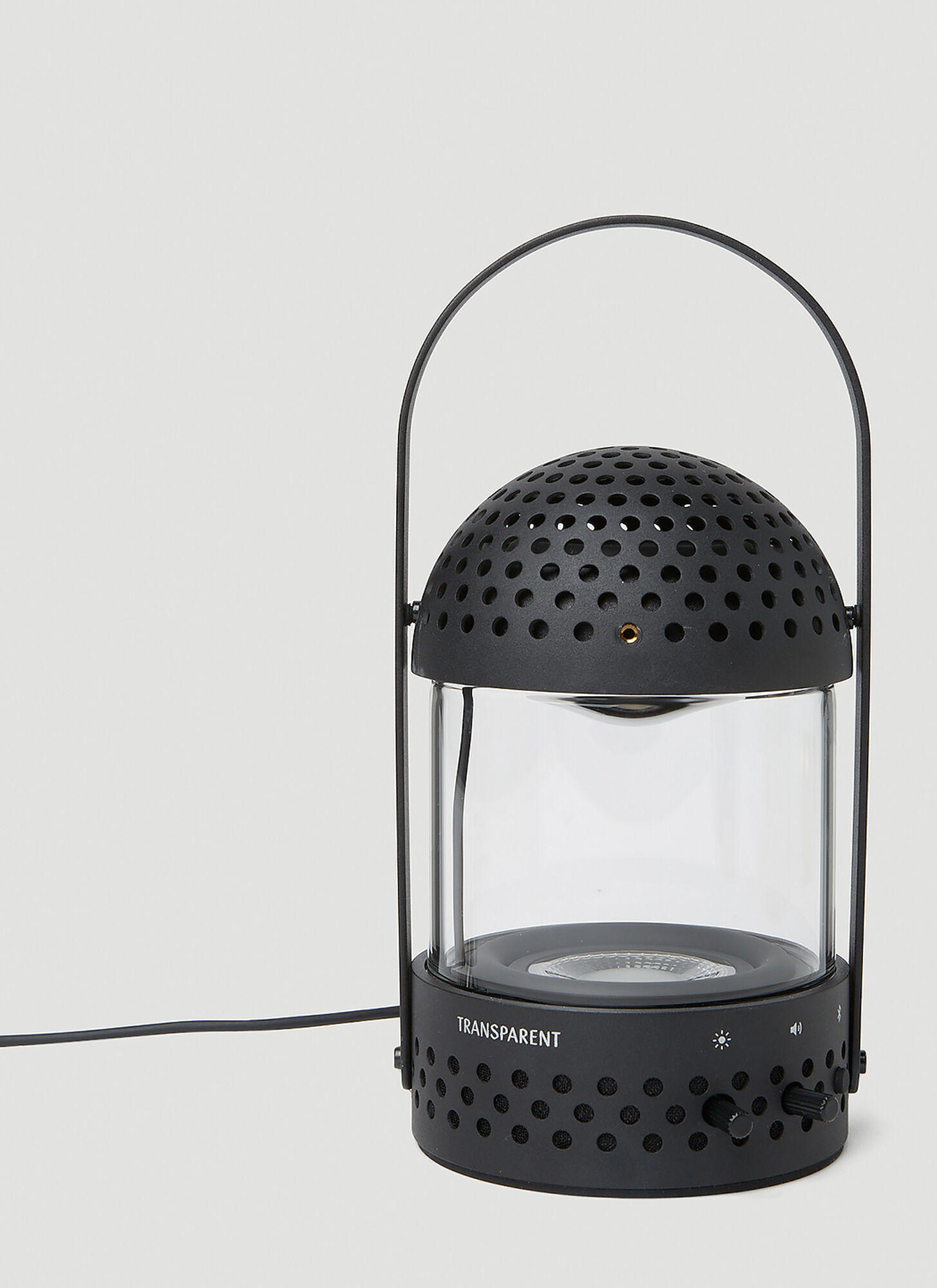 Transparent Light Speaker Black – Speaker Portatile Bluetooth Con Luce Led E Design Trasparente - Immagine 3
