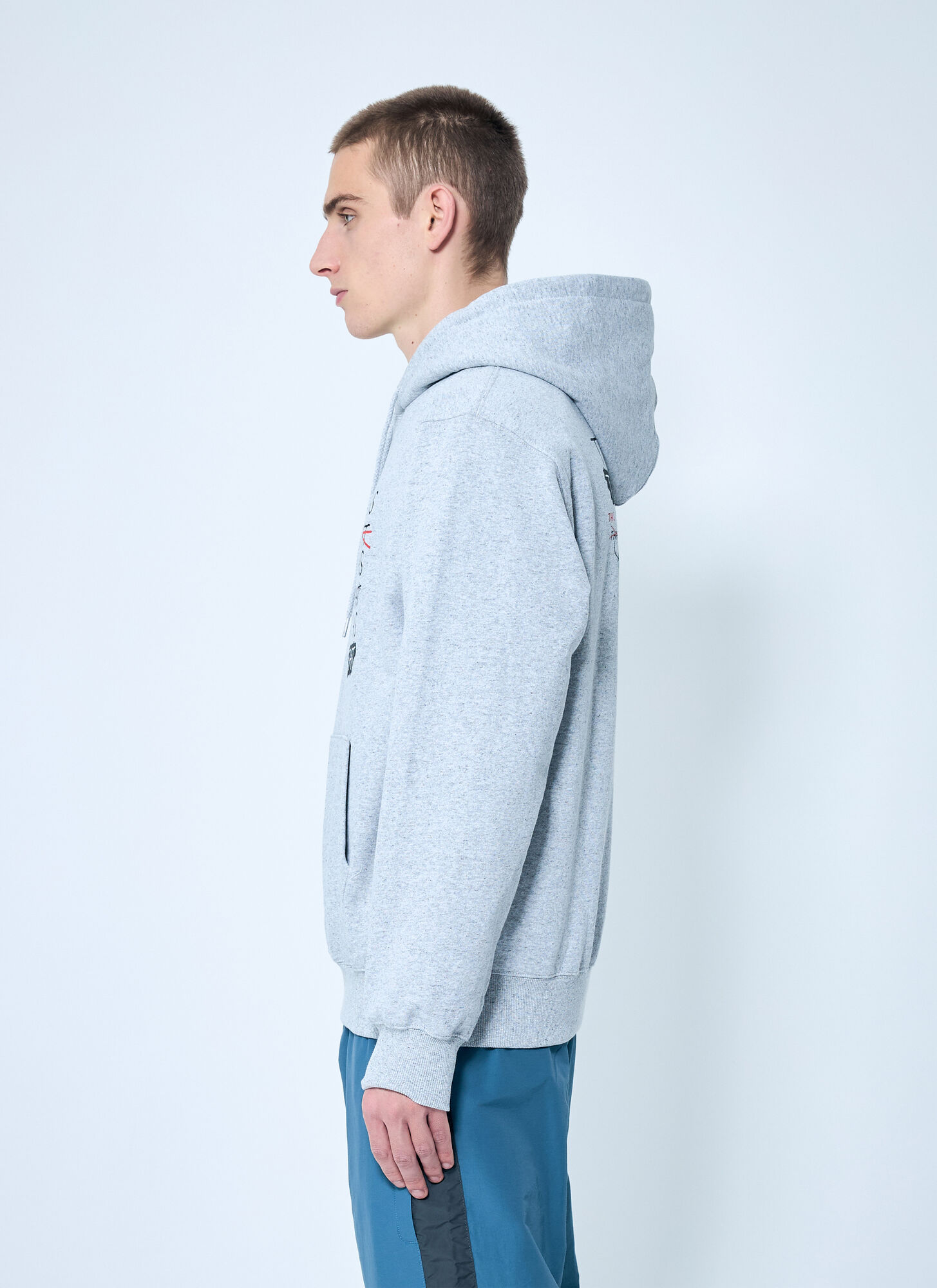  Thisisneverthat® Thisisneverthat® This Is That Hooded Sweatshirt - Mann Sweatshirts Grey S 