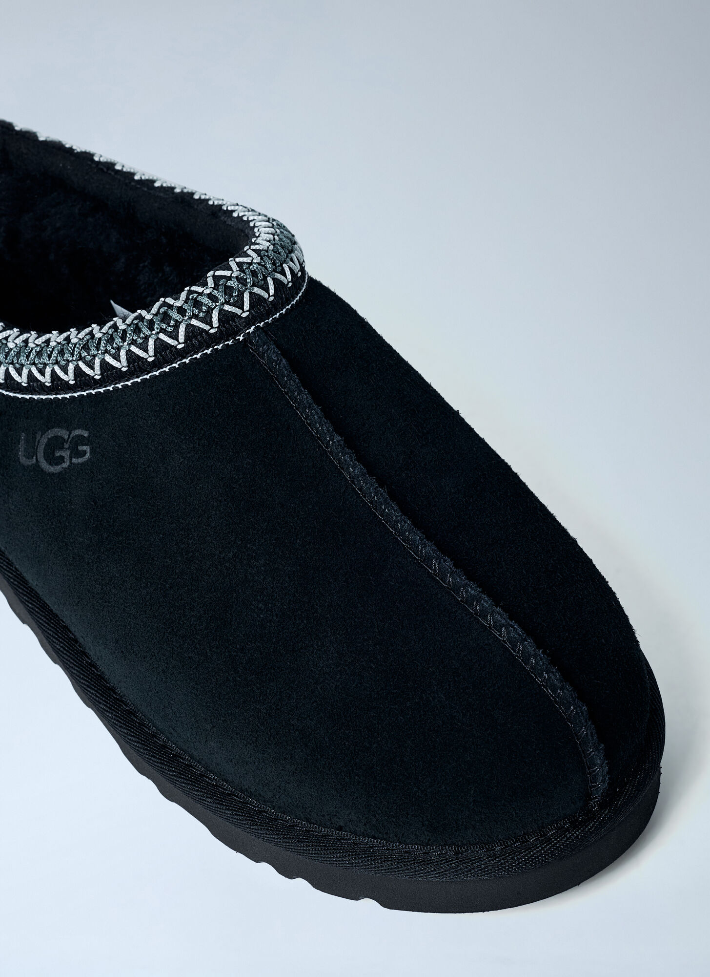  Ugg Ugg Tasman Suede Slip-on Mules - Mann Slipper Black Eu - 43 