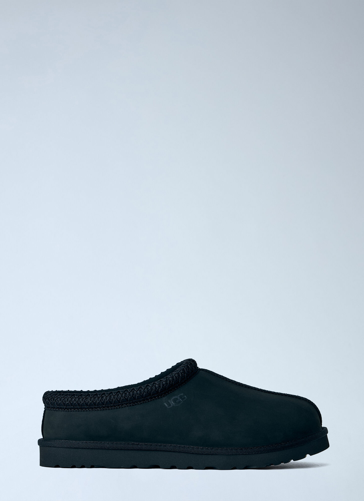 Ugg Tasman Ii Nubuck Slippers - Man Slip Ons Black Eu - 46