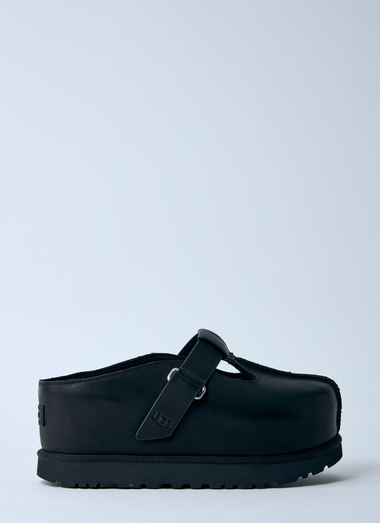 Ugg Goldenstar Hi Mules In Black In Black