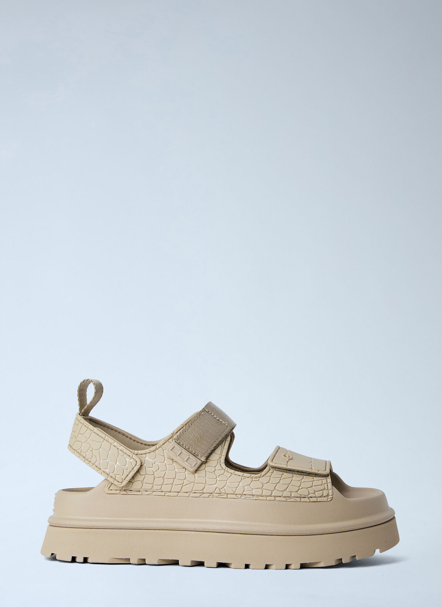 Ugg Donna Beige Sandali Goldenglow Goffrati - Immagine 4