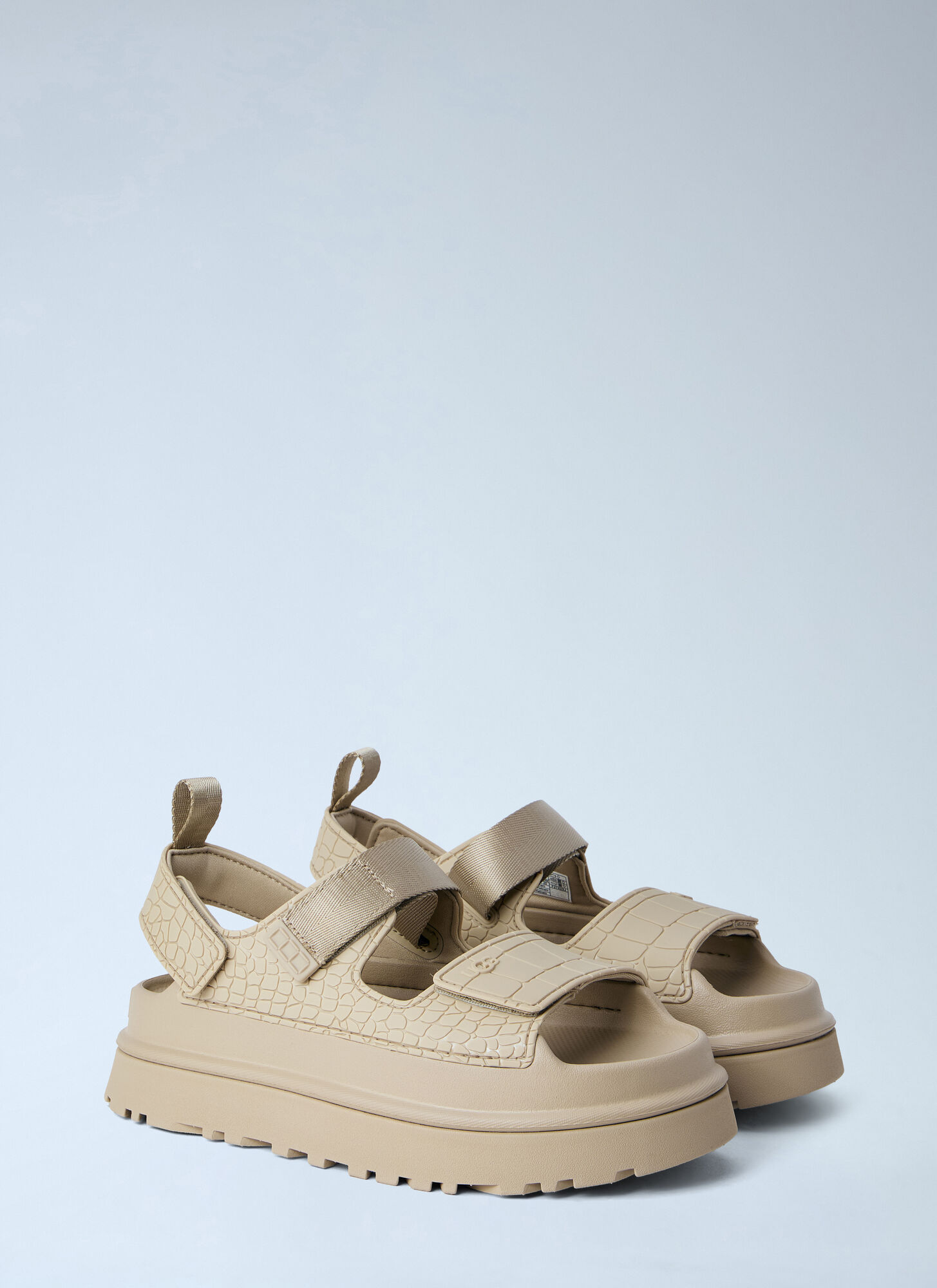  Ugg Ugg W Goldenglow Embossed Sandals - Frau Sandalen Beige Eu - 40 