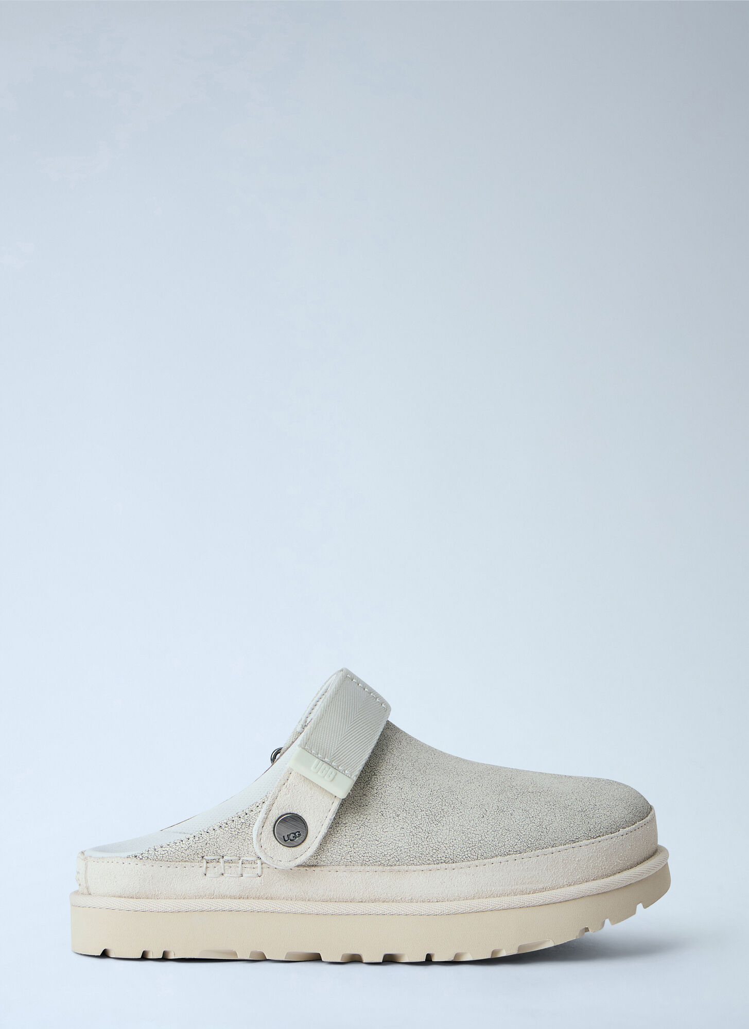 Ugg Donna Beige W Goldenstar Crackle Clogs - Woman Slip Ons Eu - 36 - Immagine 1