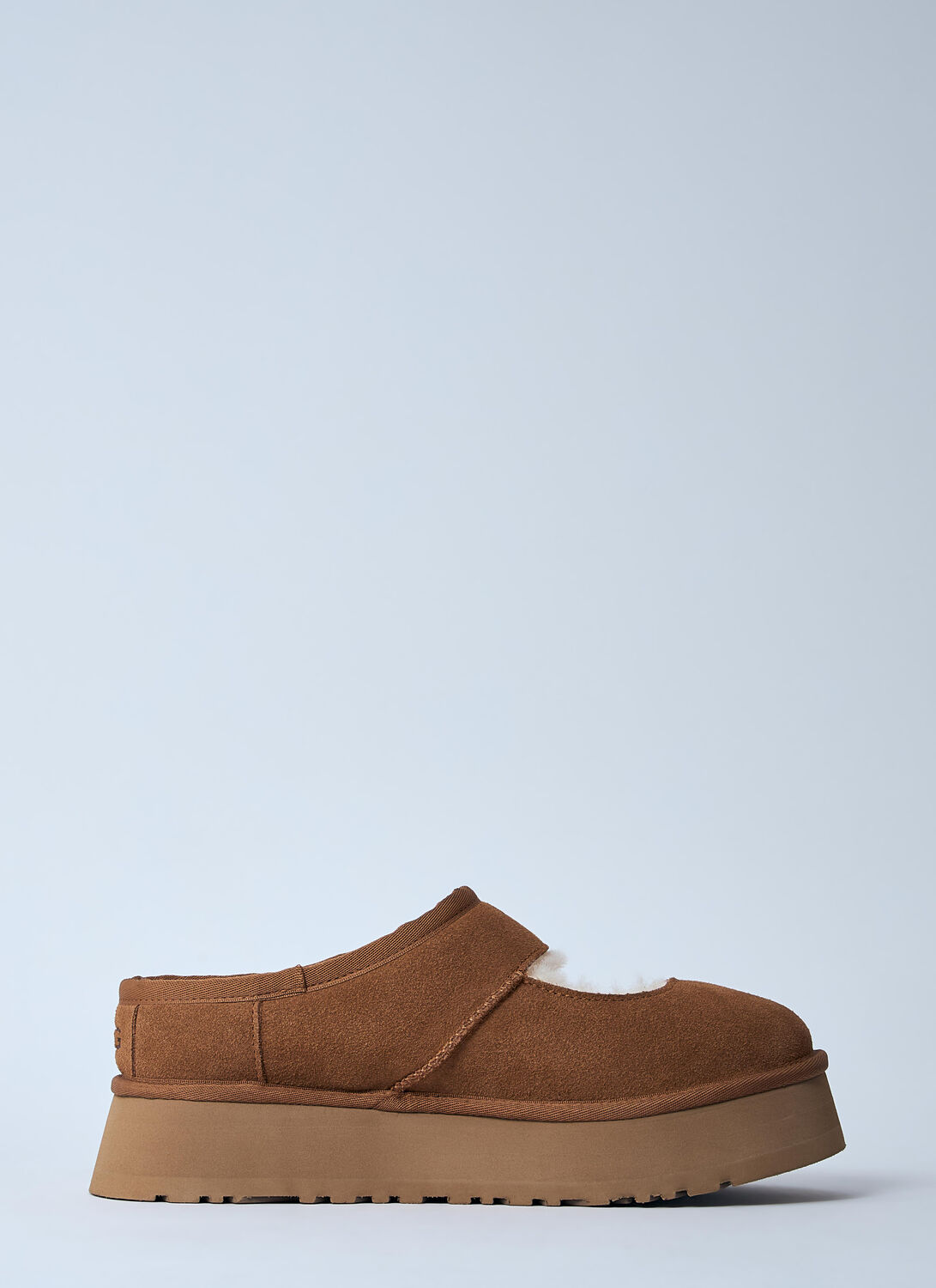 UGG Suede Bea Mary Jane Platform Shoes – Slip Ons Camel Us – 09