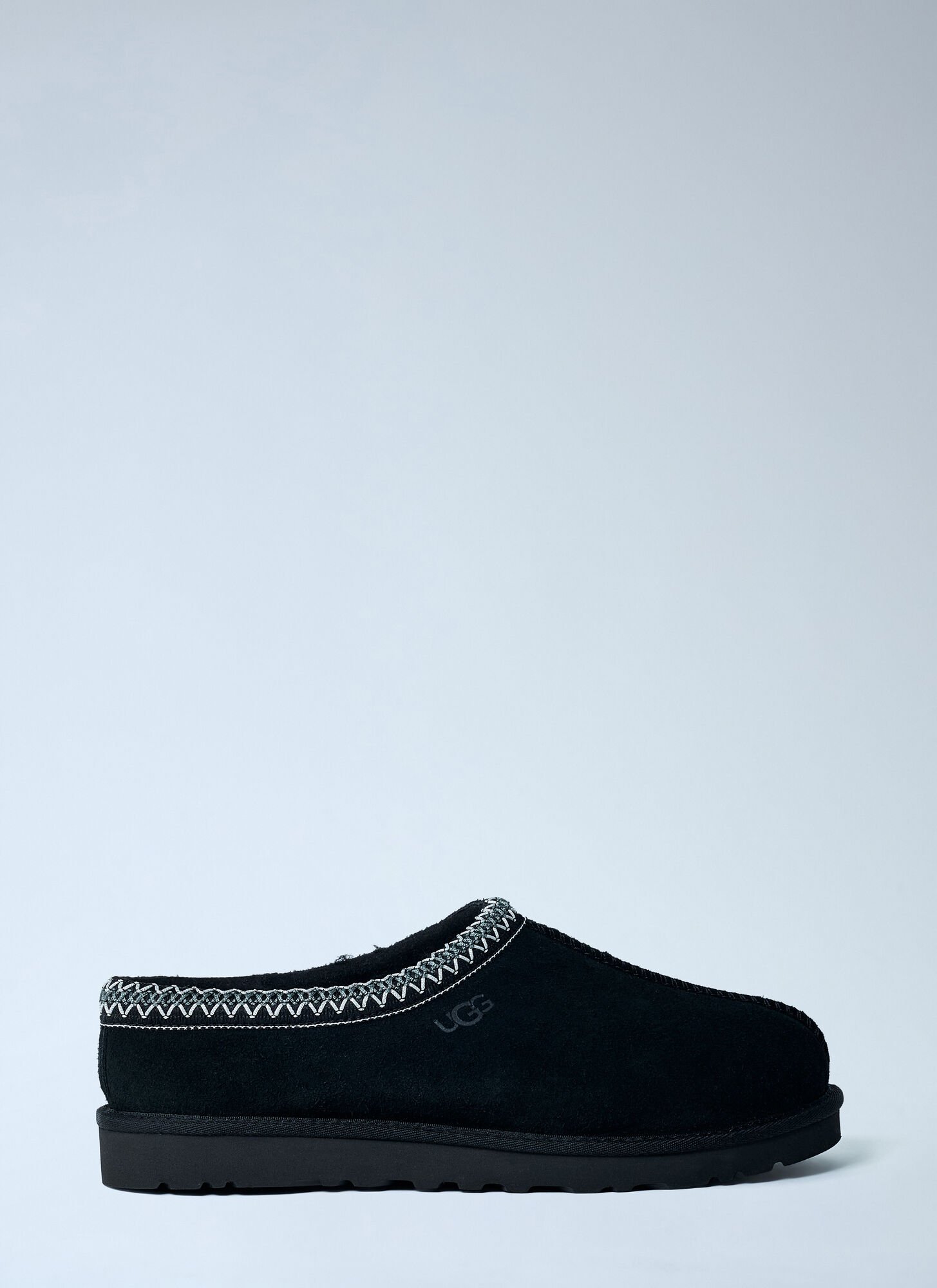 Ugg Tasman Suede Slip-on Mules In Black