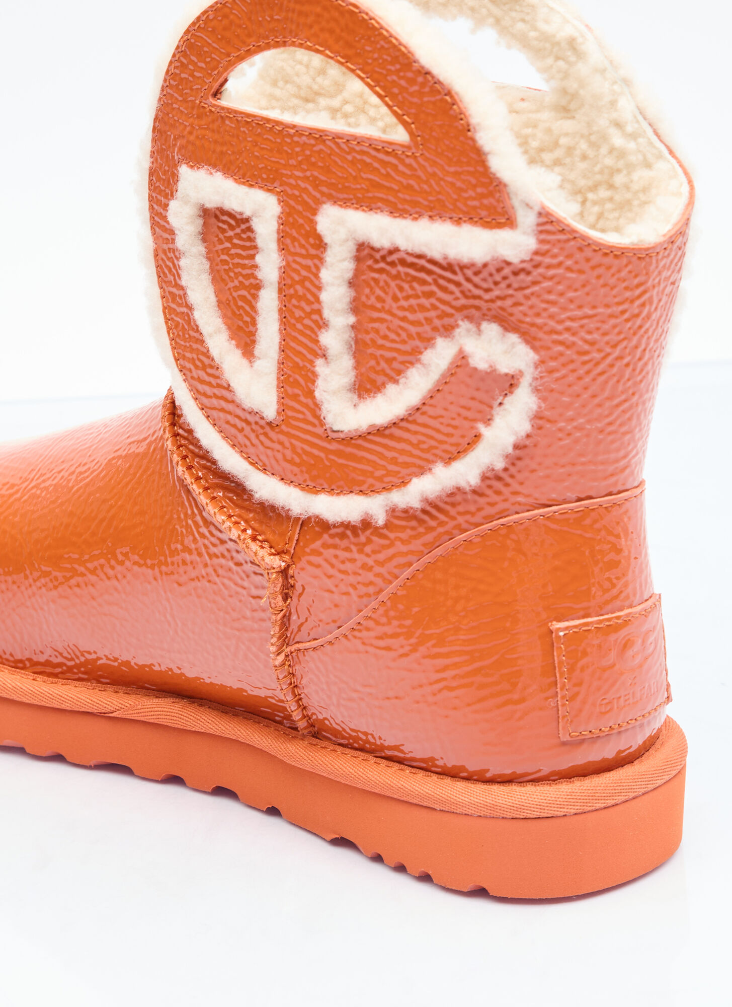  Ugg X Telfar Ugg X Telfar Ugg X Telfar Logo Mini Crinkle -  Stiefel Orange Us - 04 