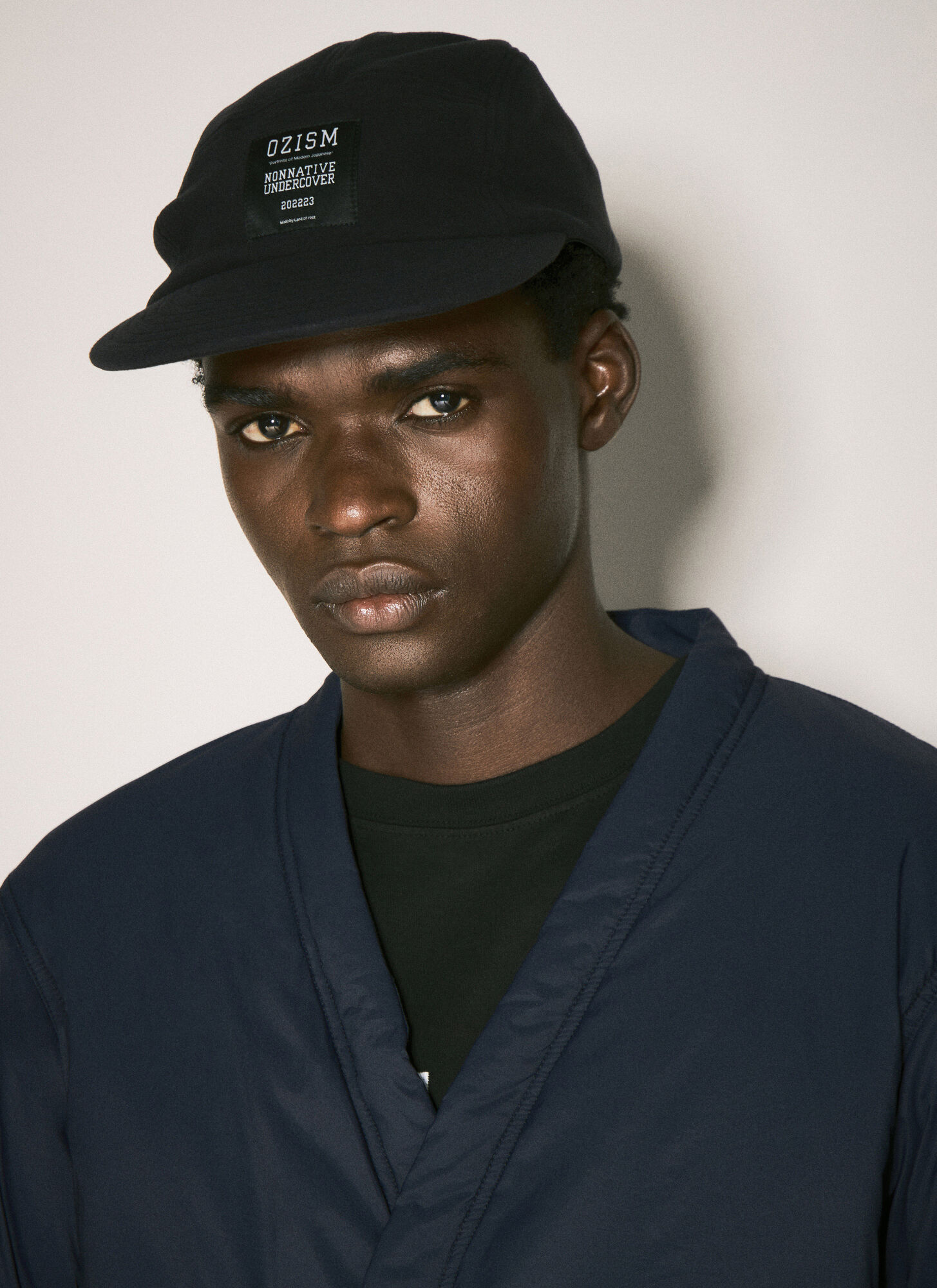 UNDERCOVER x Nonnative Logo Patch Baseball Cap - Man Hats Black One Size　UNDERCOVER x Nonnative ロゴ パッチ ベースボール キャップ - 男性用帽子 ブラック フリー サイズ UNDERCOVER