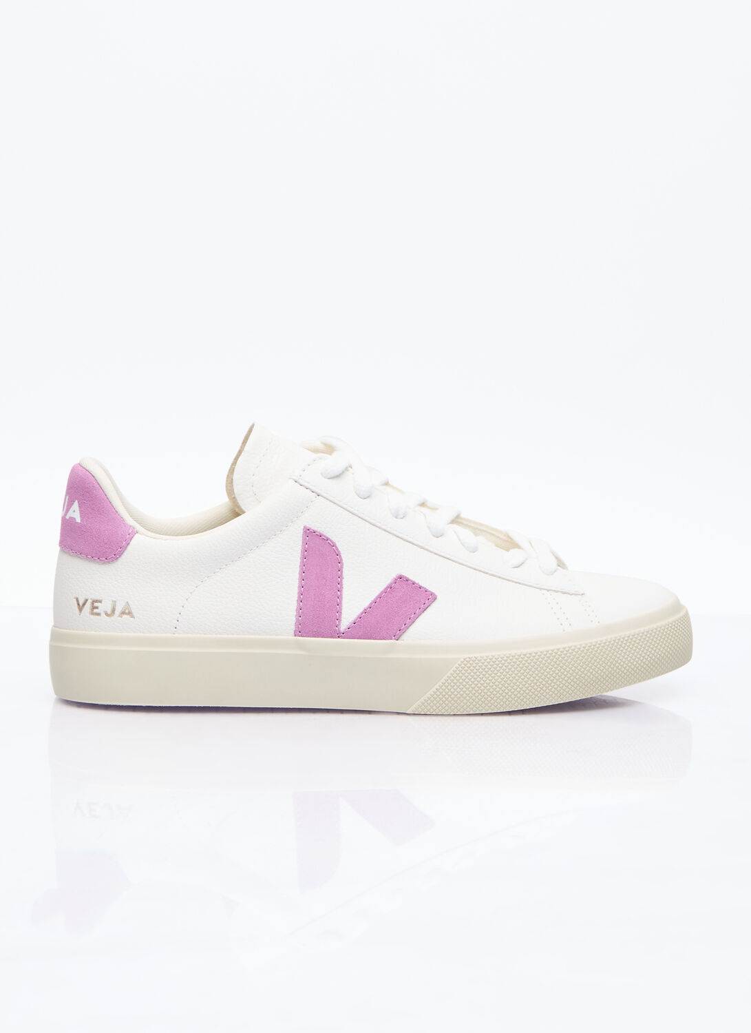VEJA CAMPO CHROMEFREE LEATHER SNEAKERS