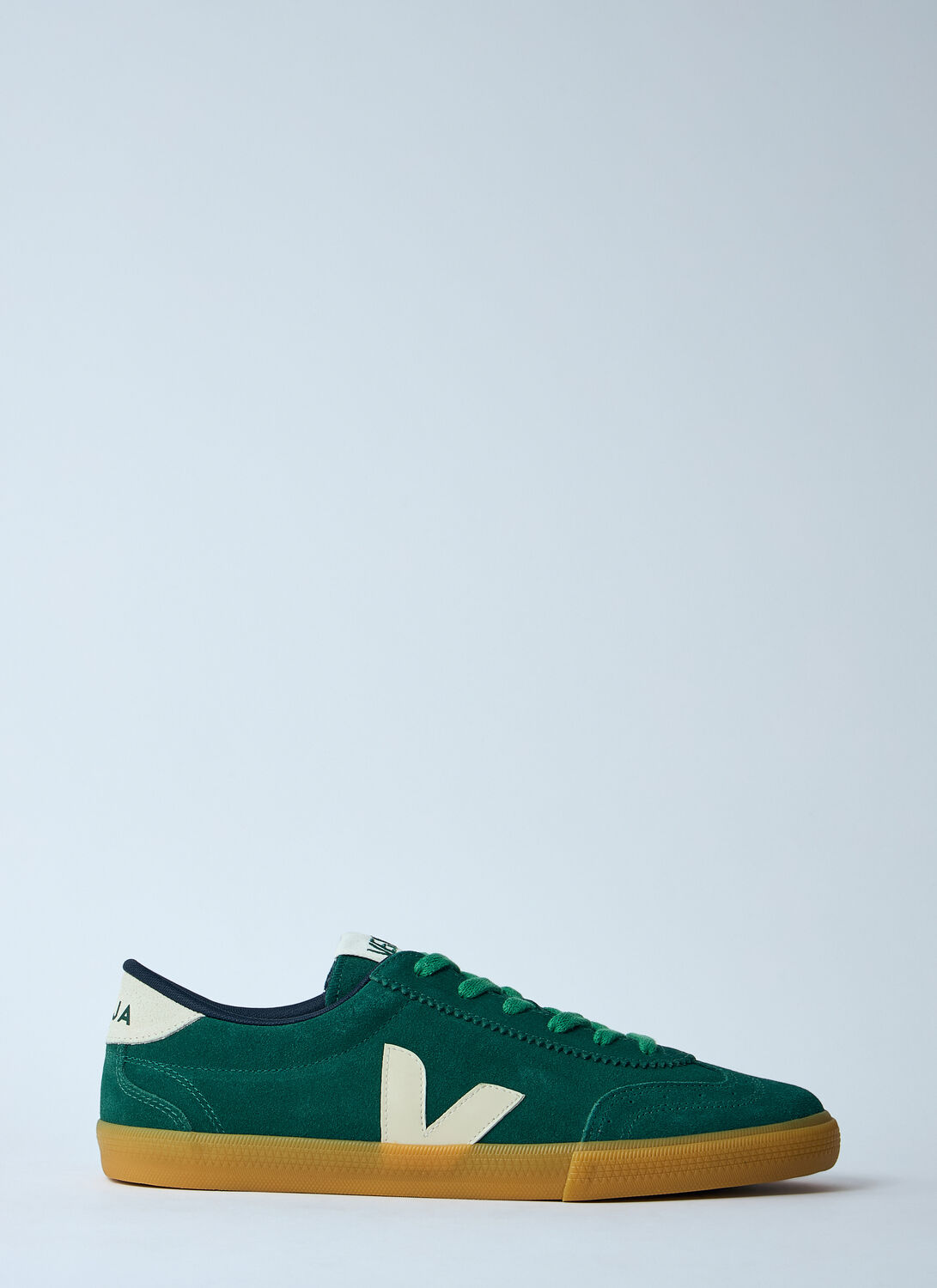 Shop Veja Volley Poker Pierre Sneakers In Green