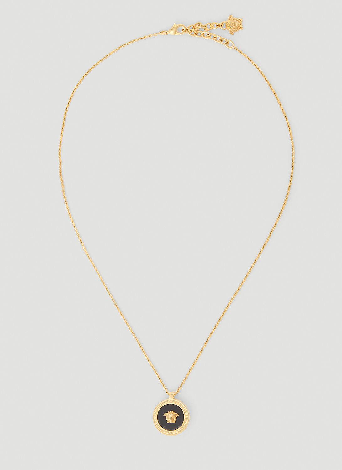Versace Medusa Pendant Necklace In Gold