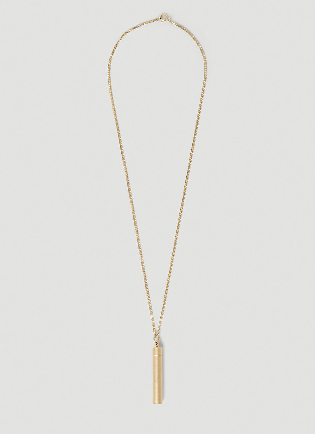 Shop Vetements Powder Necklace In Gold