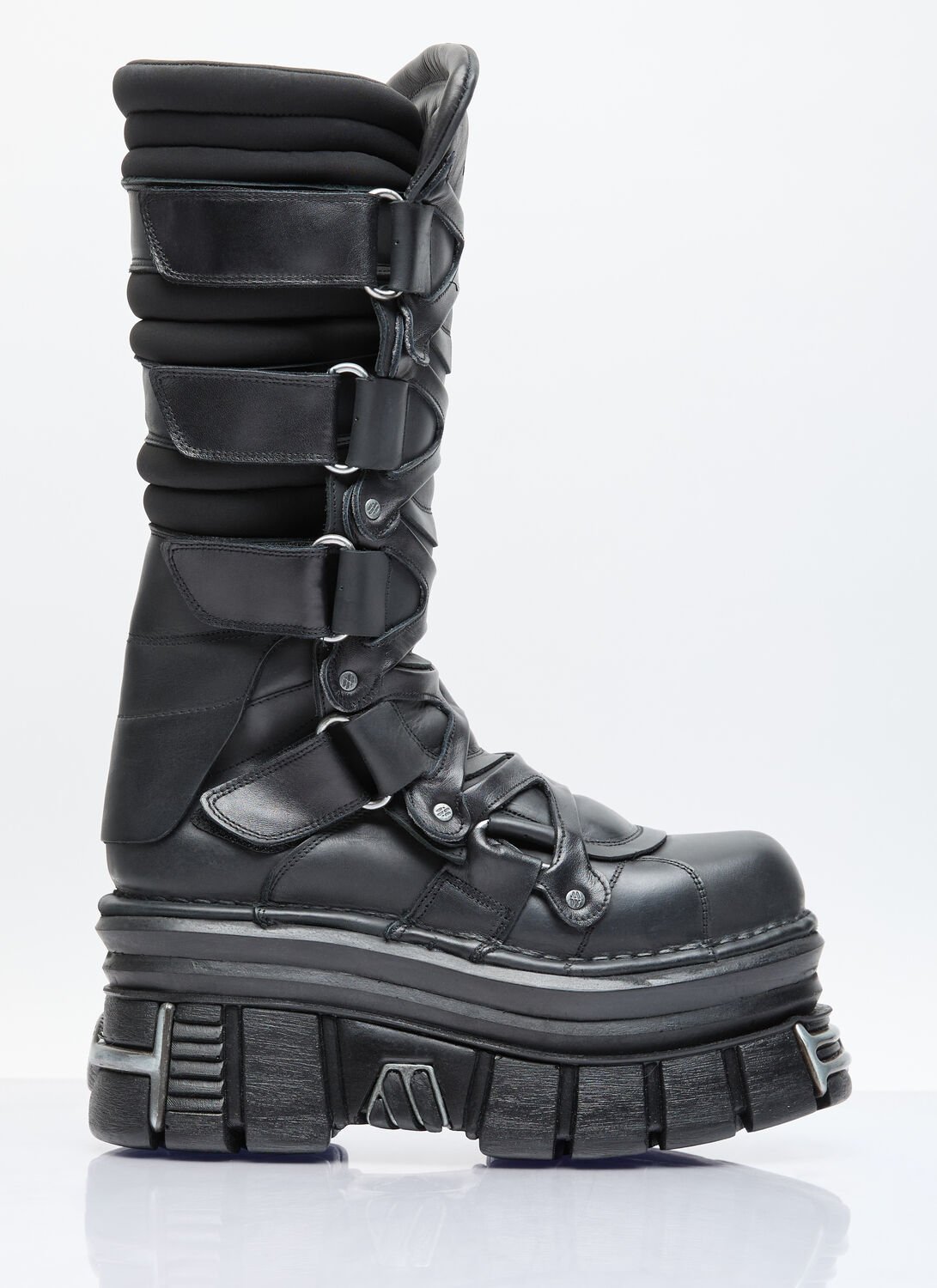 Shop Vetements Tower Boots In Black