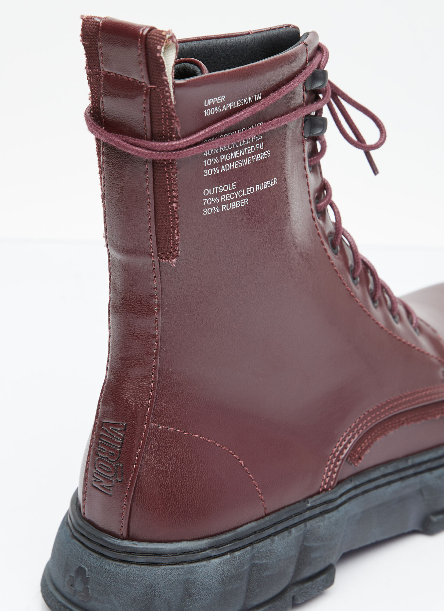  Virón Virón 1992 Appleskin Boots -  Stiefel Burgundy Eu - 44 