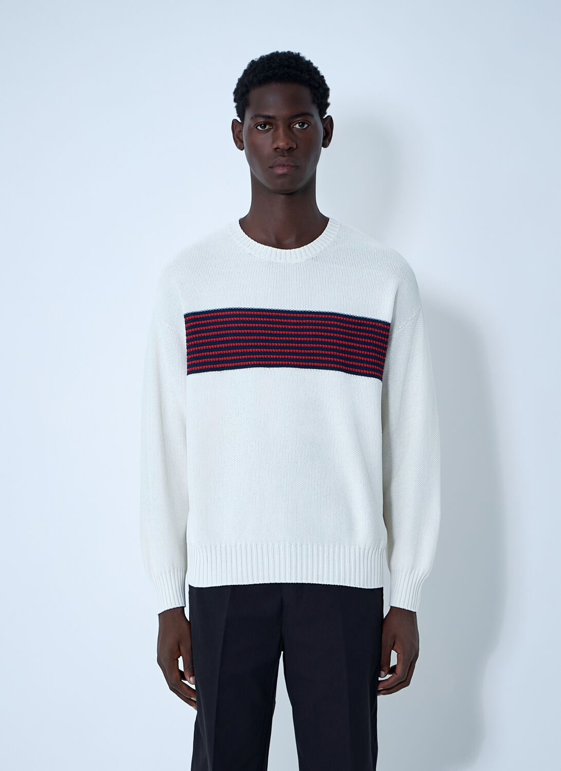 Visvim Cotton-and-silk-blend Sweater In White