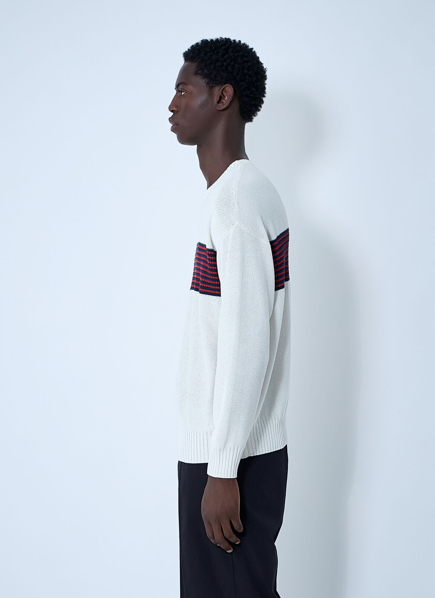  Visvim Visvim Cotton-and-silk-blend Sweater - Mann Sweatshirts White 5 
