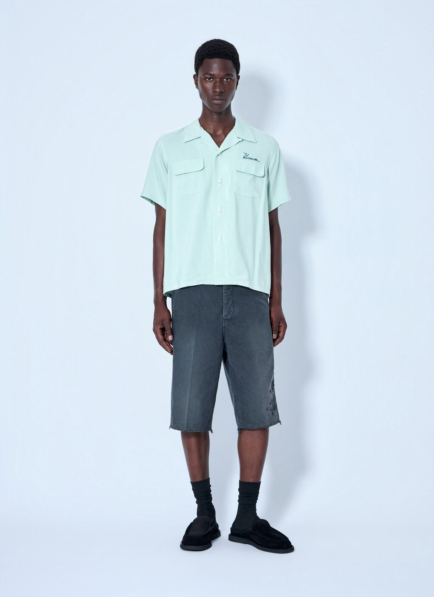  Visvim Visvim Judd Shirt - Man Shirts Green 4 