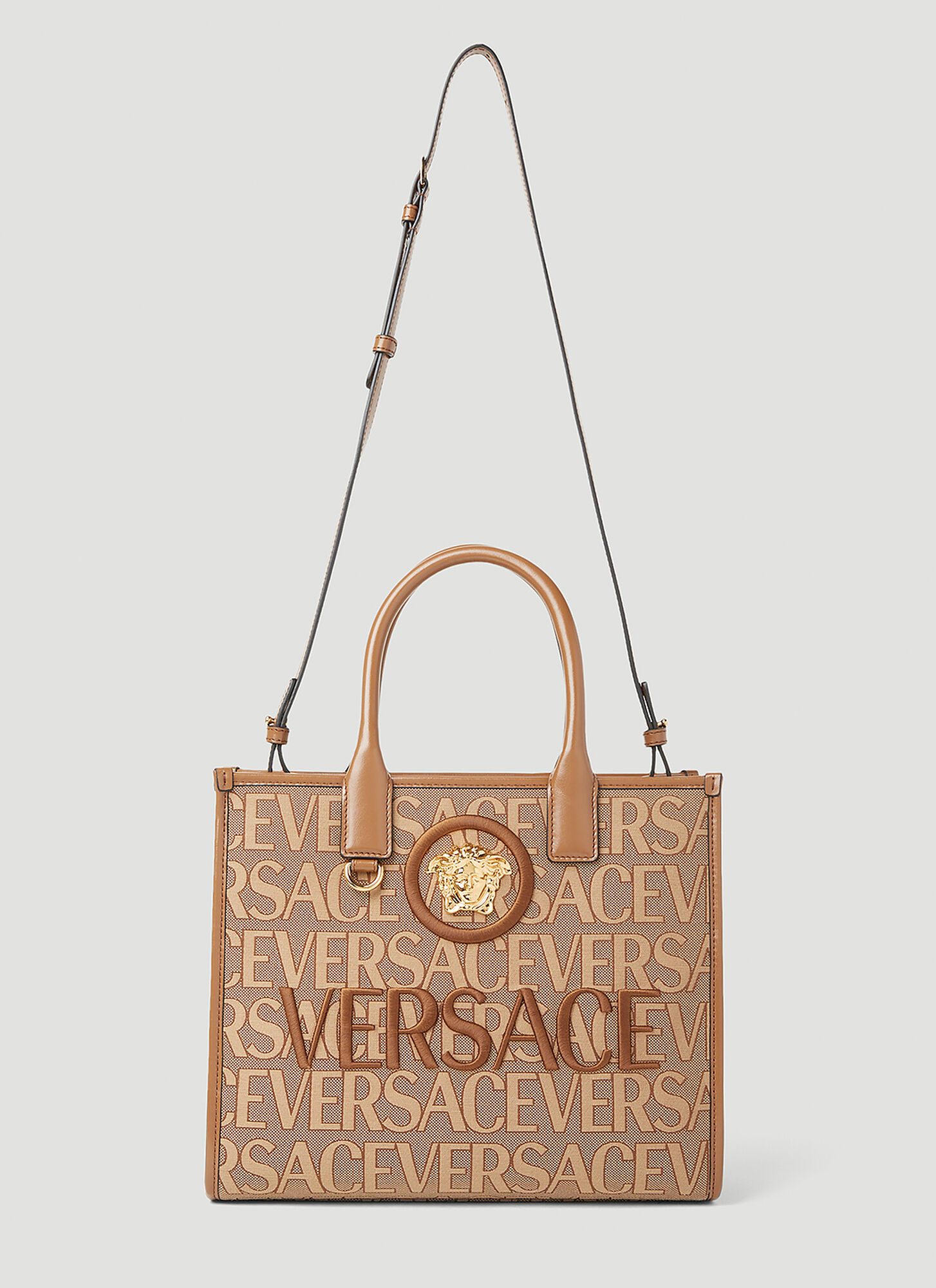 versace Versace Allover Small Tote Bag available on