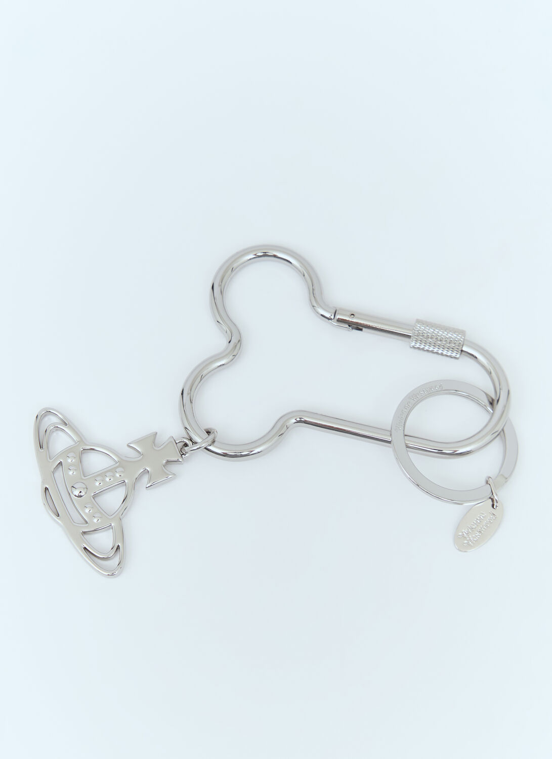 Vivienne Westwood Penis Carabiner Keyring - Man Keyrings Silver One Size