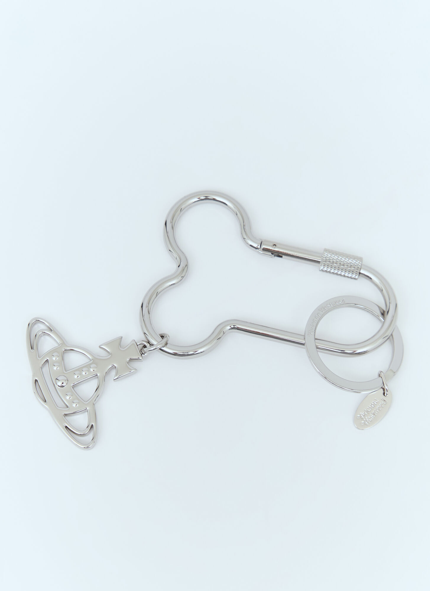 Vivienne Westwood Men's Silver Penis Carabiner Keyring - Man Keyrings One Size