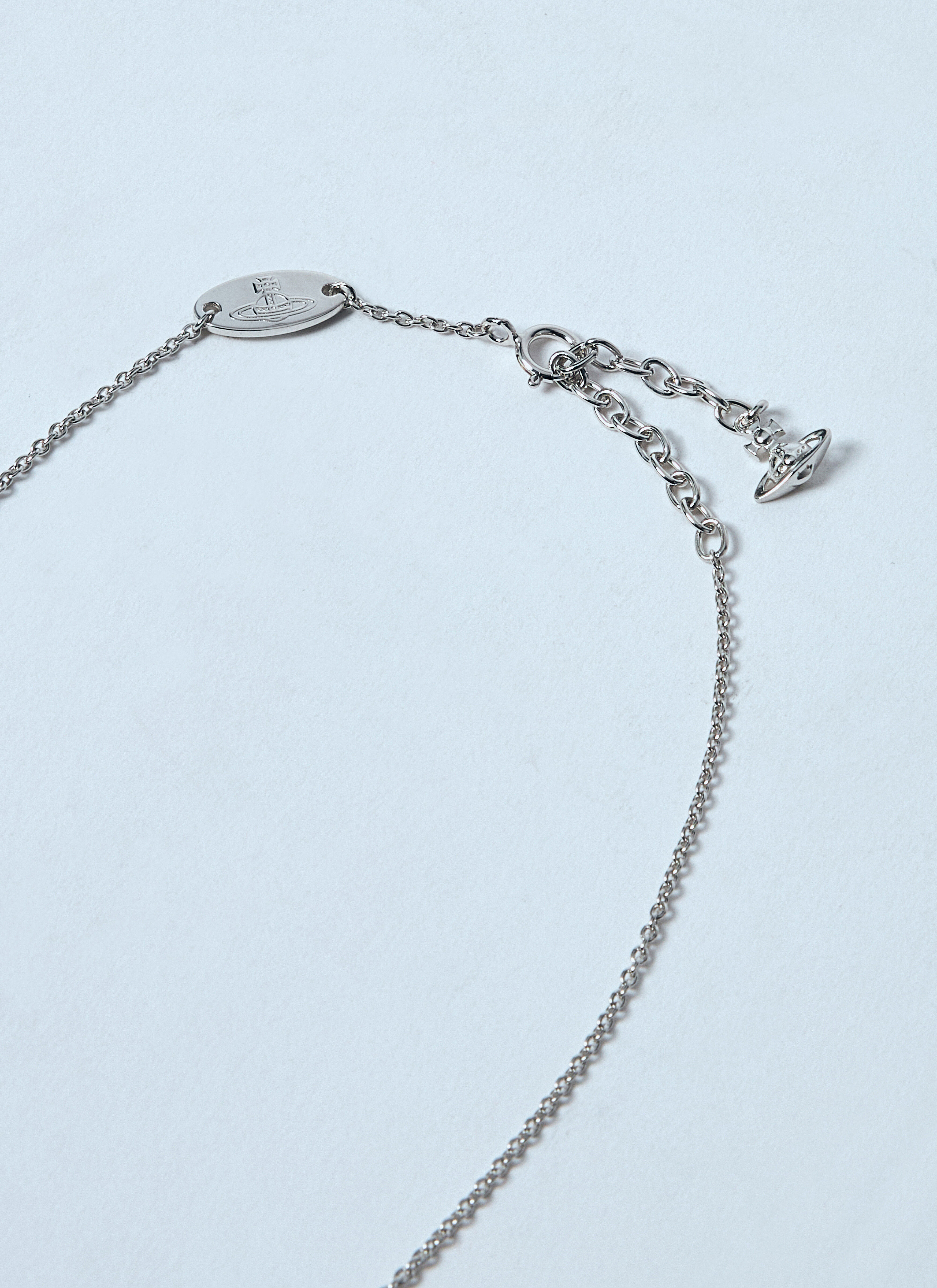 Vivienne Westwood ネックレス 63020200-01P019 OSLO PENDANT Oslo Pendant Necklace in PLATINUM | Vivienne Westwood®
