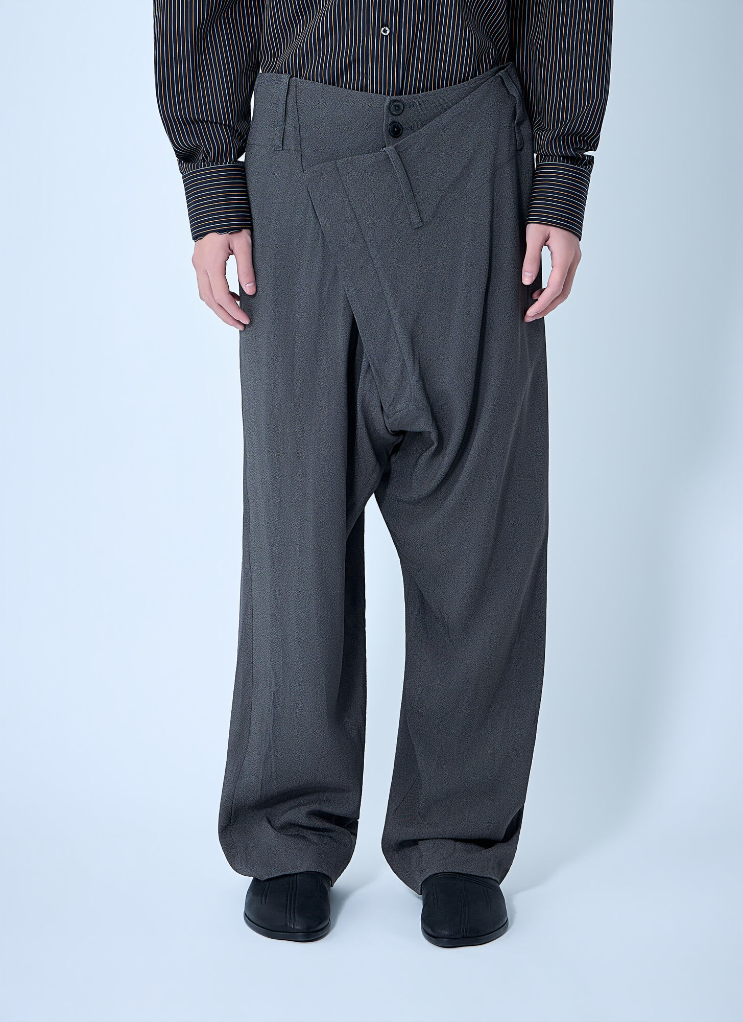 Vivienne Westwood Men's Grey Inferno Pants - Man Pants It - 48