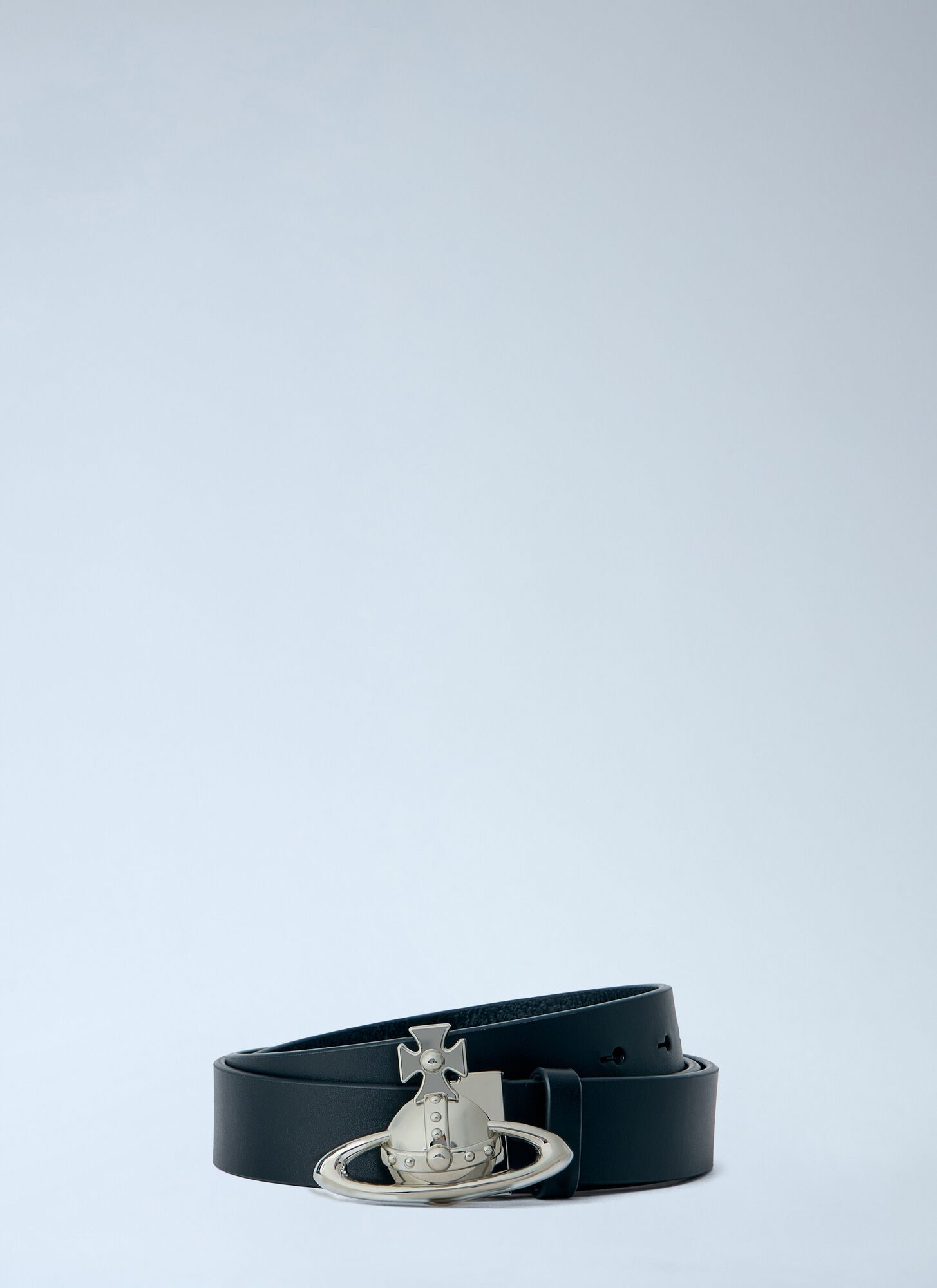 Vivienne Westwood Orb Buckle Belt 锚扣带 - Male 腰带 Black M - L