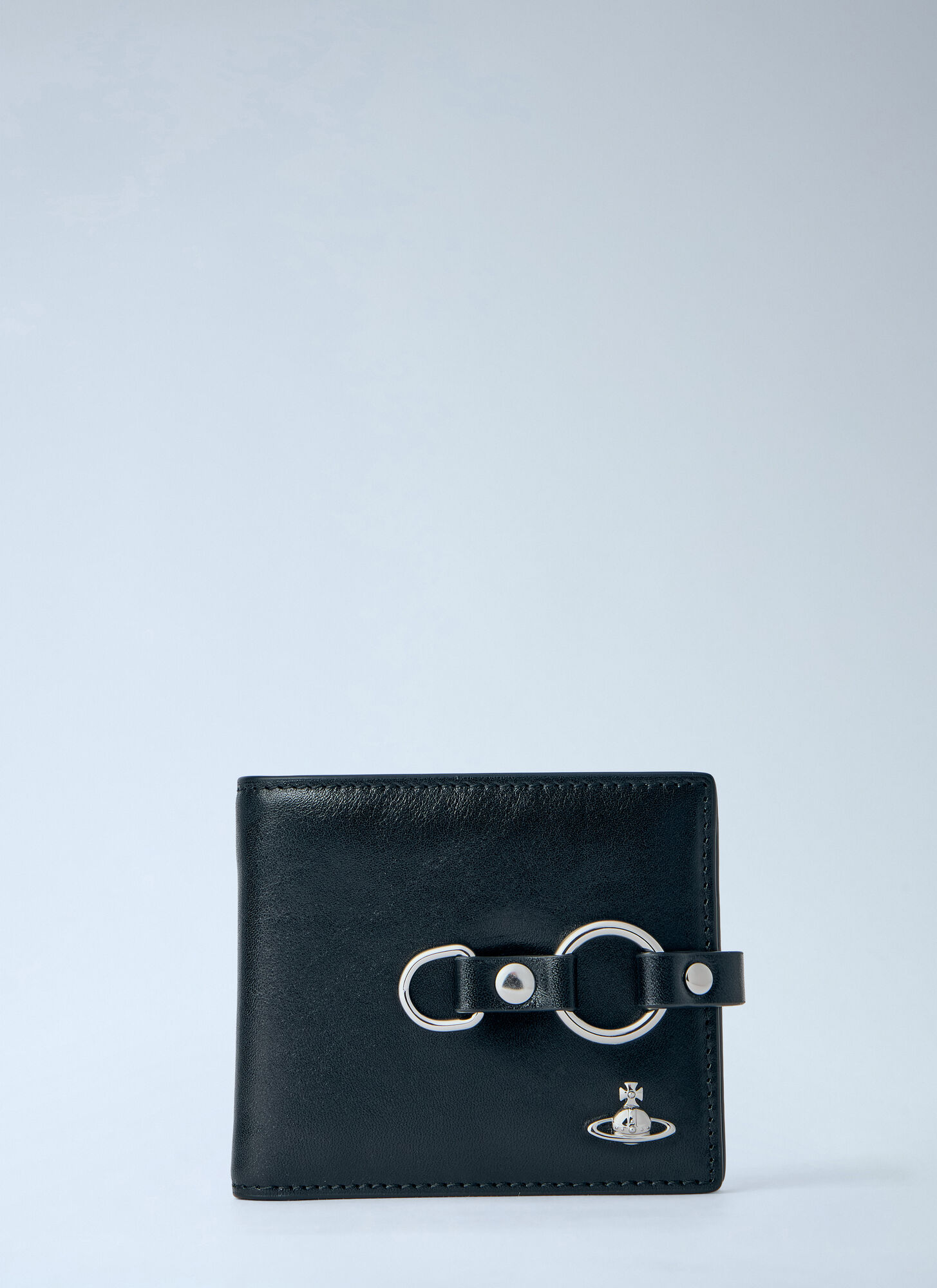Vivienne Westwood Men's Black Man. Bondage Billfold Wallet - Man Wallets & Cardholders One Size