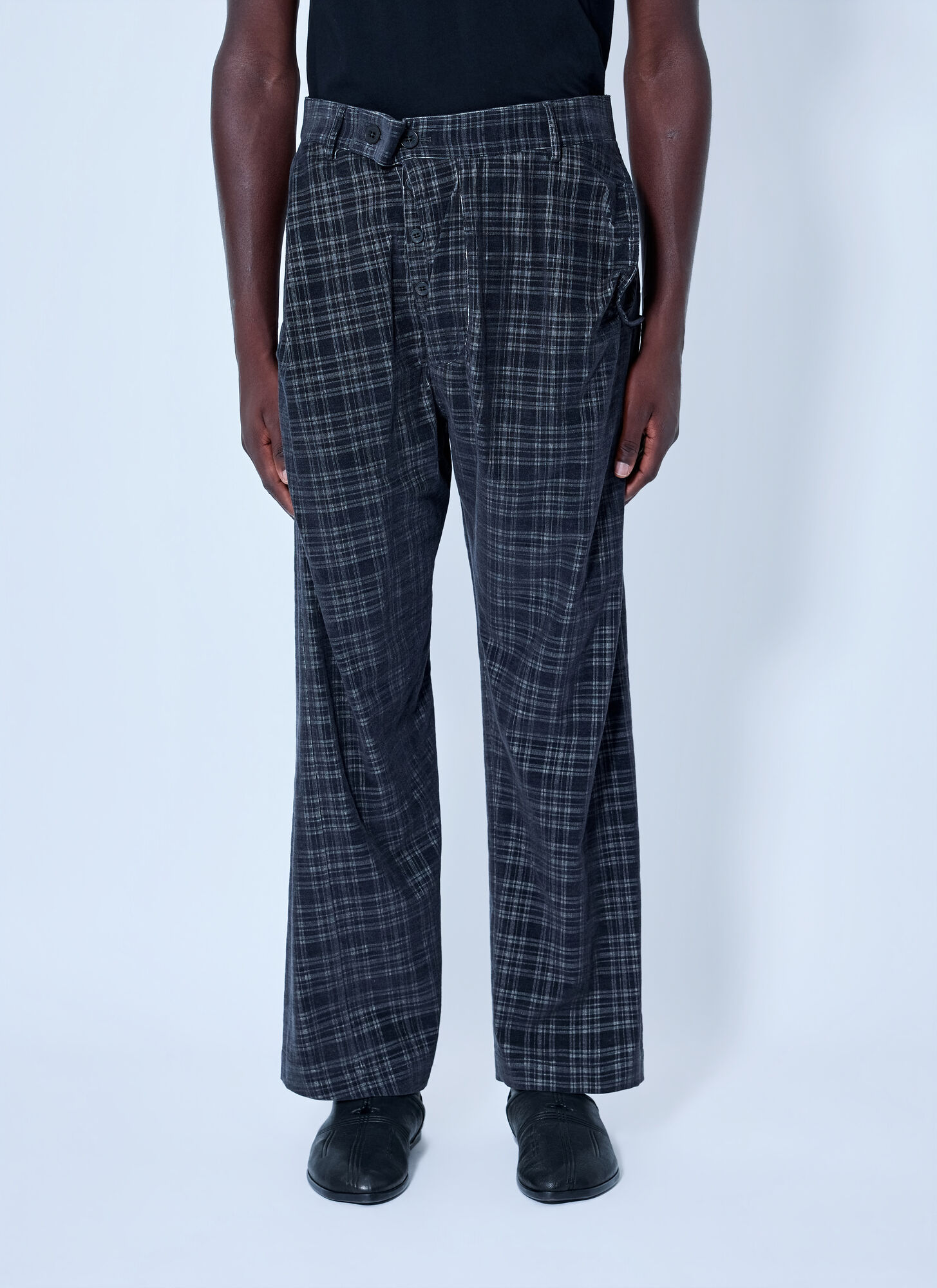 Vivienne Westwood Straight Drunken Trousers - Man Pants Grey It - 50
