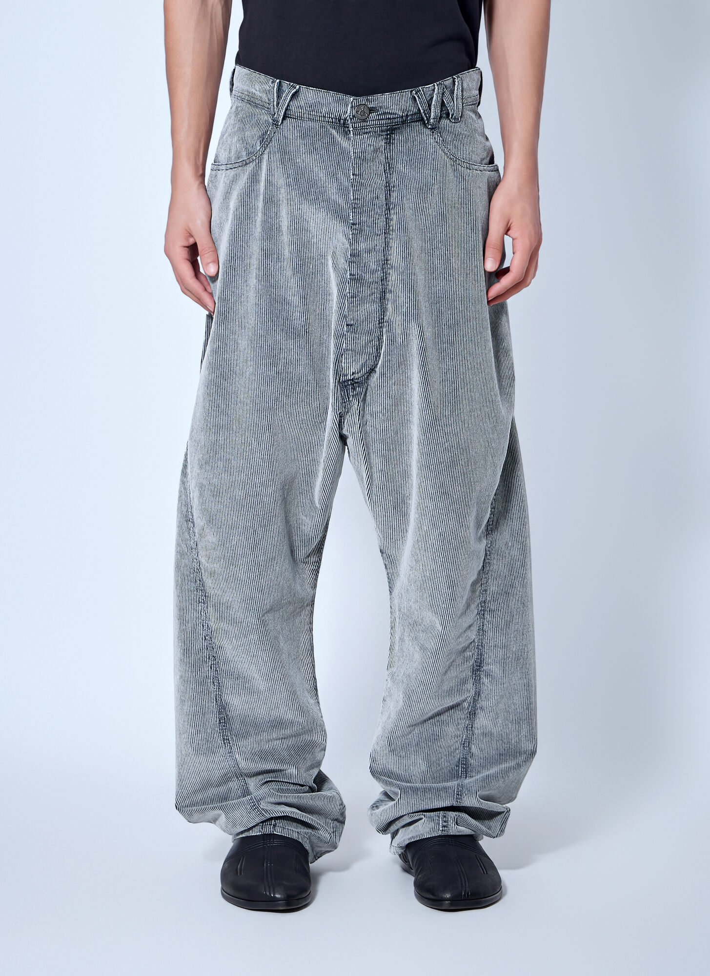 Vivienne Westwood Twisted Seam Jeans - Man Pants Grey S