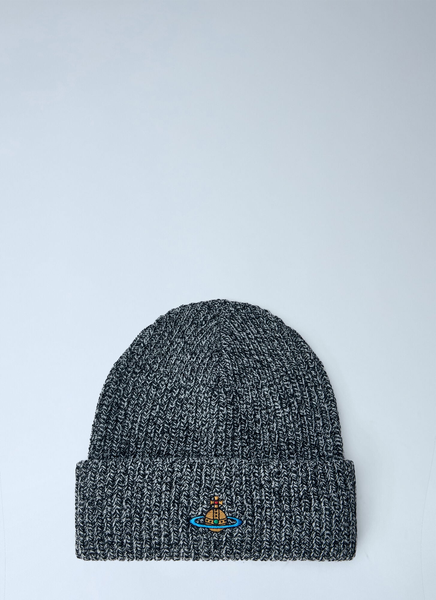 Vivienne Westwood Men's Black Sporty Beanie - Man Hats One Size