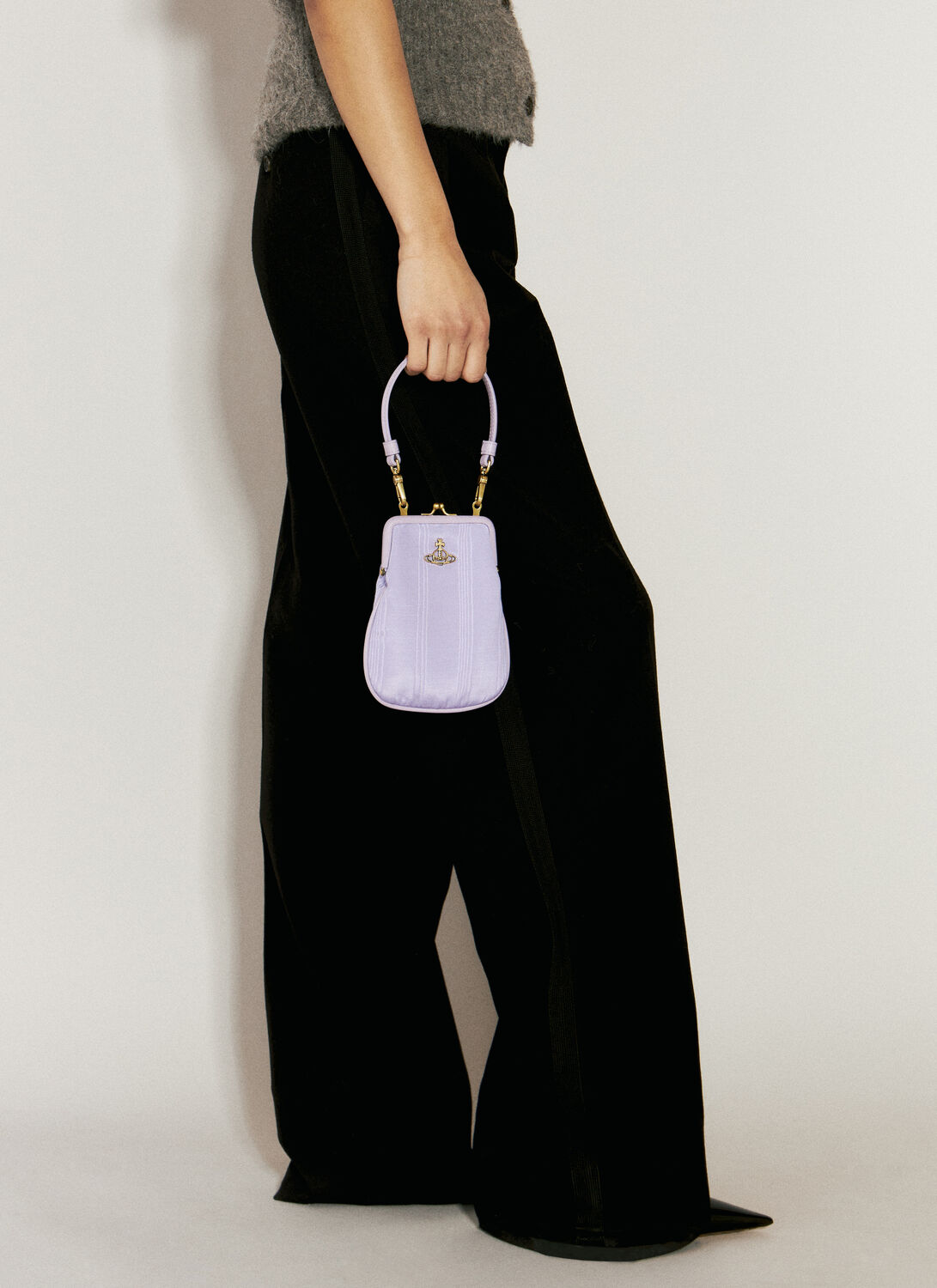 Vivienne Westwood Tessa Chain Purse Shoulder Bag In Orange