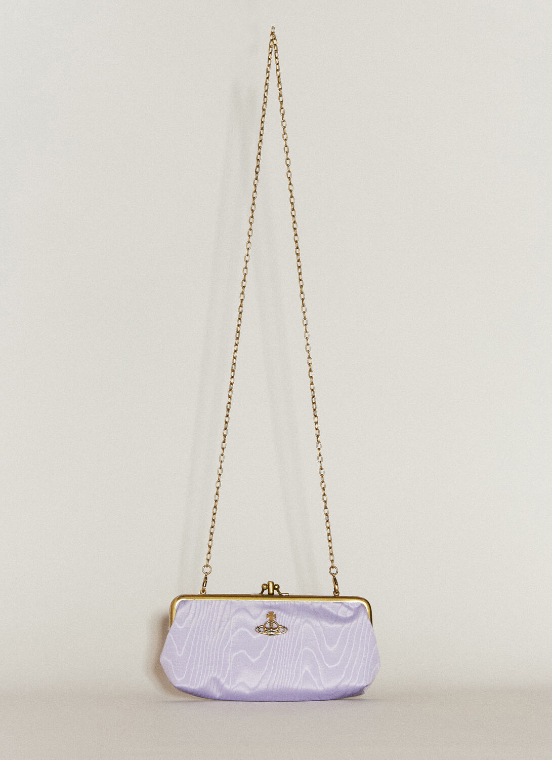 Vivienne Westwood Db Frame Chain Bag In Purple