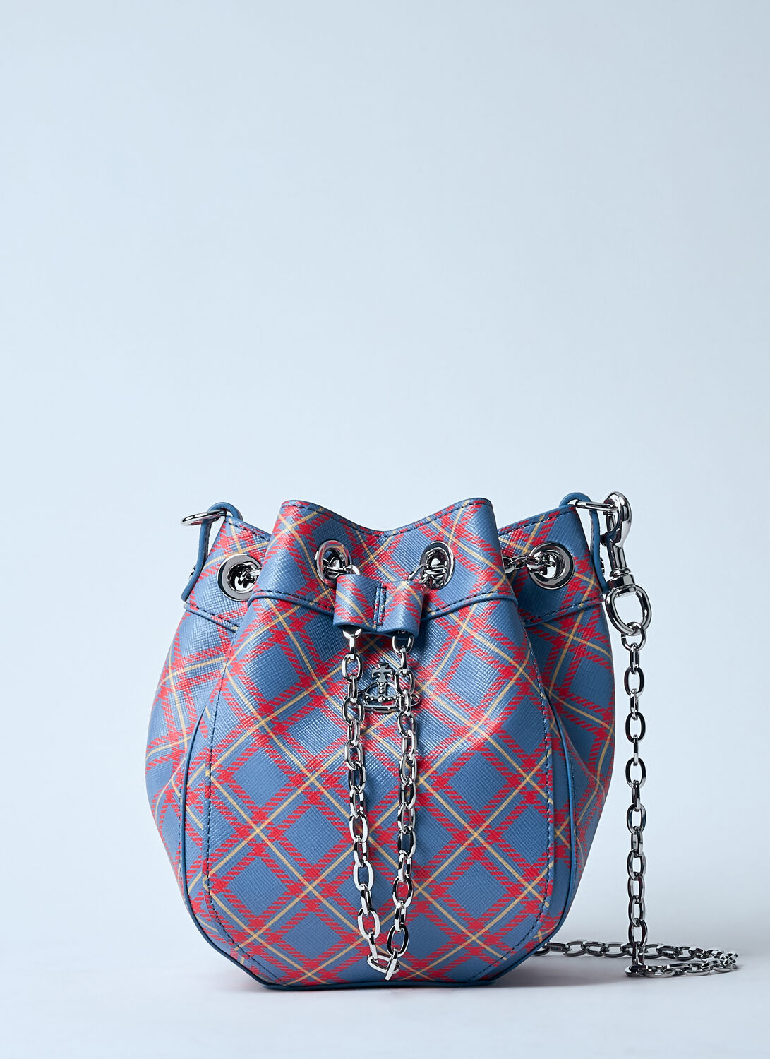 Vivienne Westwood Small Chrissy Bucket Bag - Woman Shoulder Bags Purple One Size