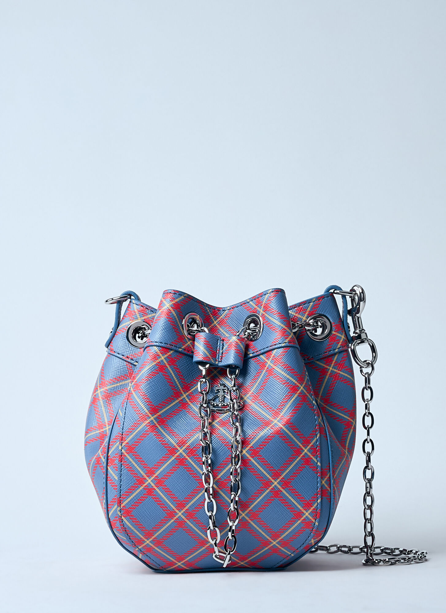 Vivienne Westwood Small Chrissy Bucket Bag - Woman Shoulder Bags Purple One Size