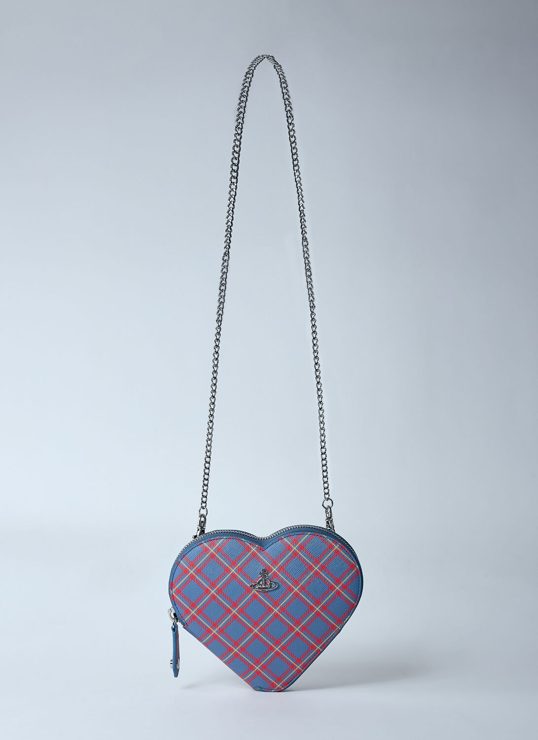 Vivienne Westwood Louise Heart Crossbody Bag - Woman Shoulder Bags Blue One Size