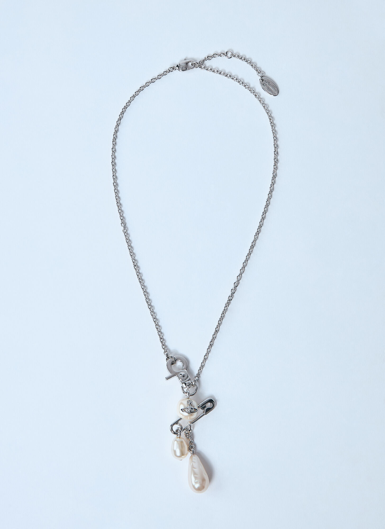 Vivienne Westwood Unisex Silver Claude Small Necklace - Jewellery One Size